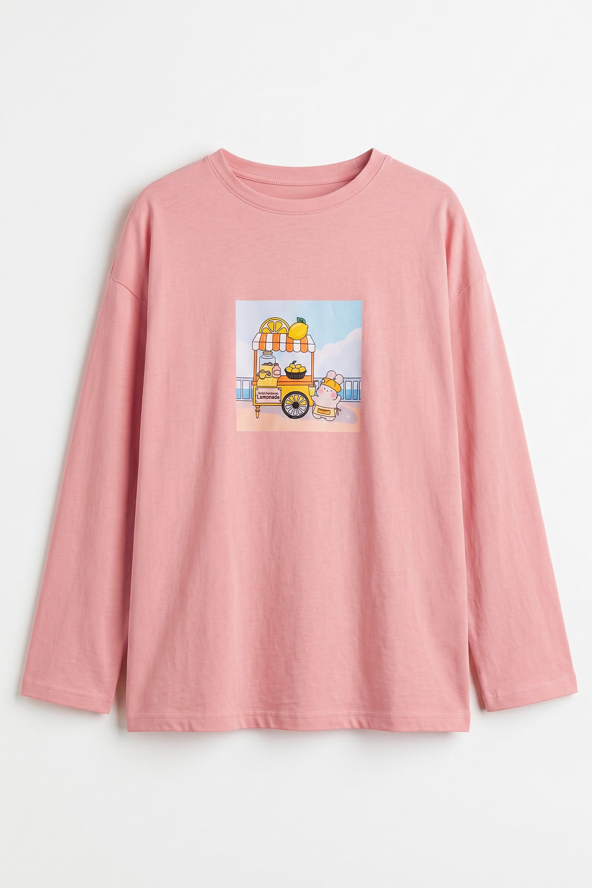 Baskılı Tunik 13227 - PEMBE | zenne.com 