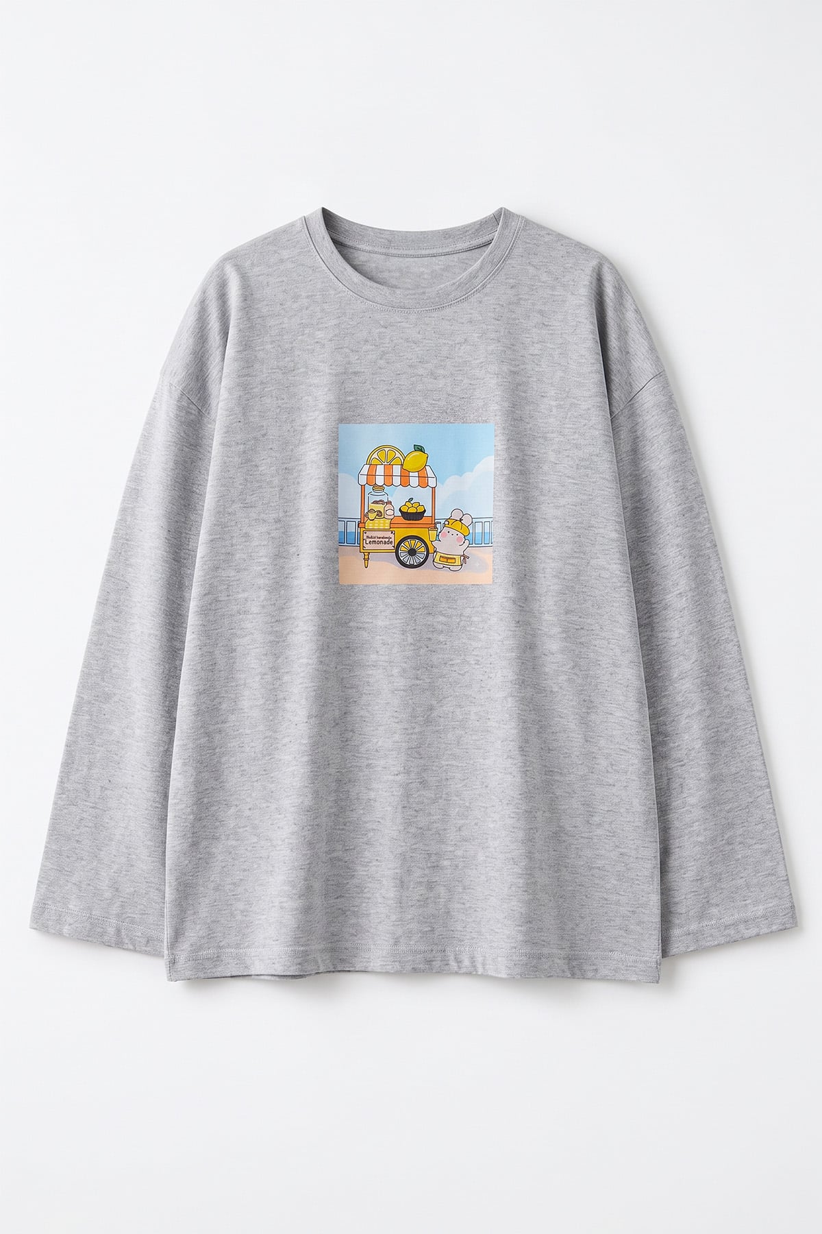 Baskılı Tunik 13227 - GRİ | zenne.com 