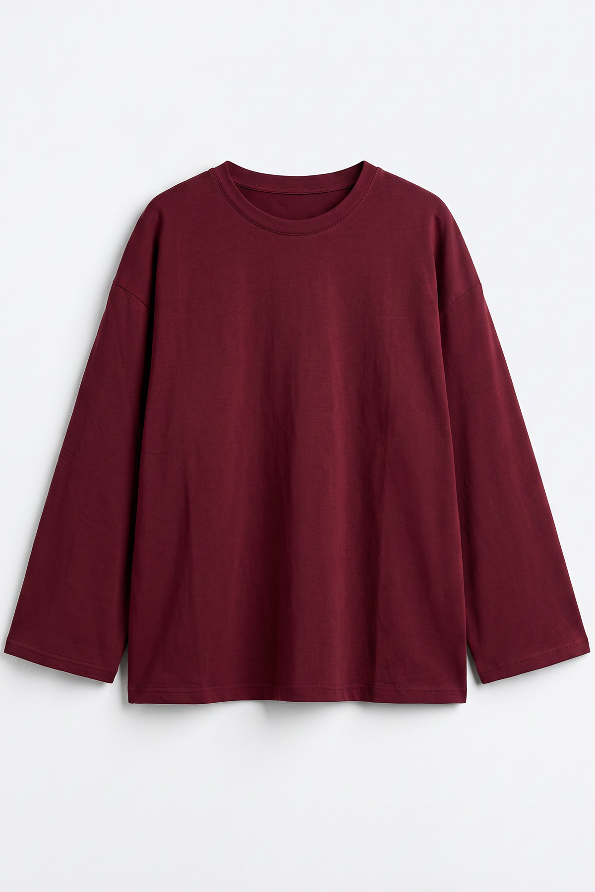 Penye Bluz 13072 - BORDO | zenne.com 