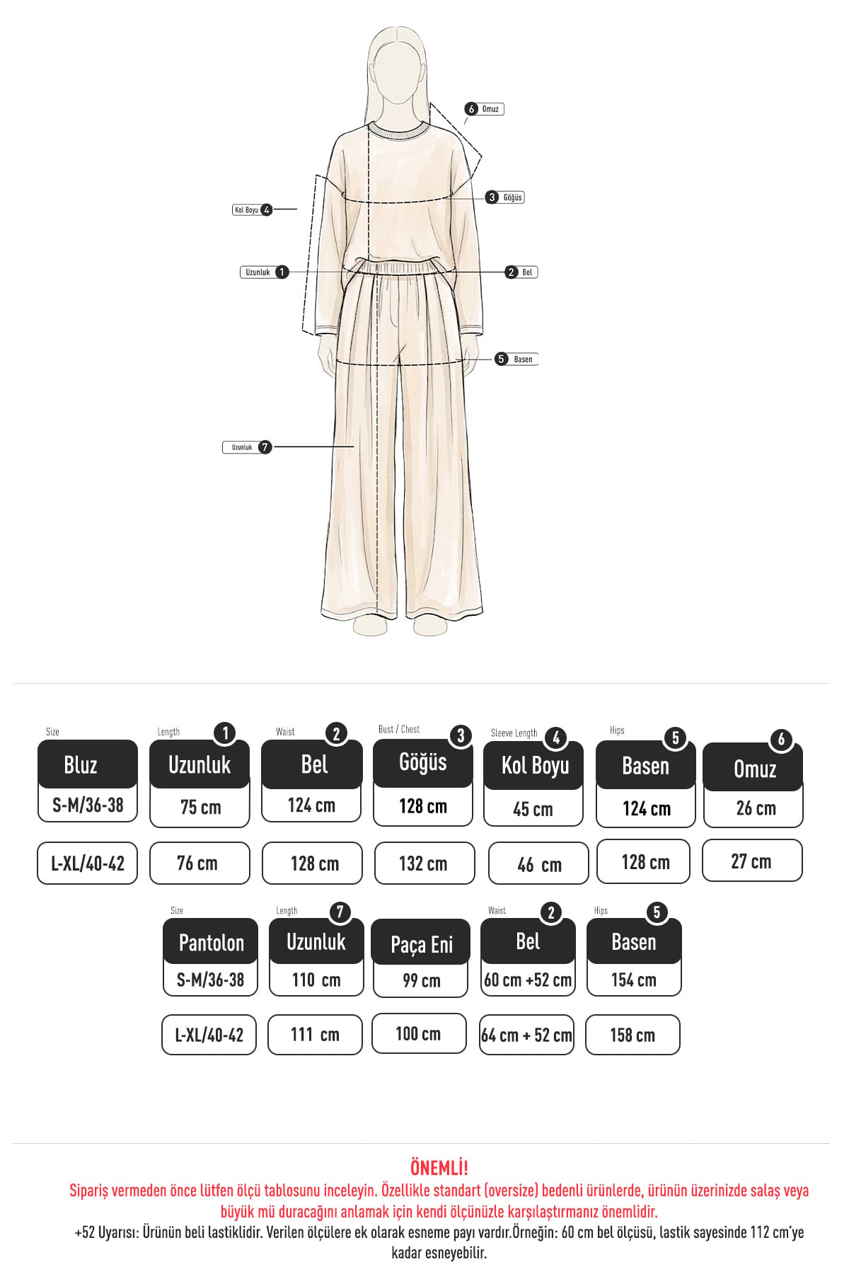 Pileli Pantolonlu Pike Takım  40779 -  LACİVERT | zenne.com 