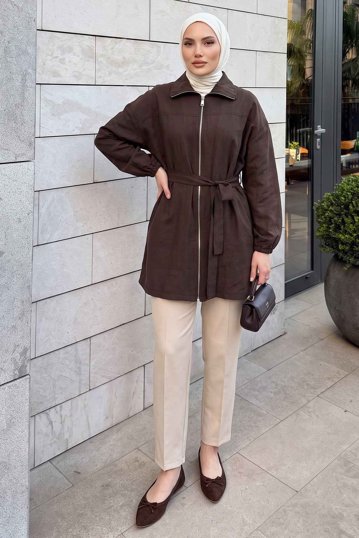 Tensel Kumaş Kap 50833 - KAHVE | zenne.com 