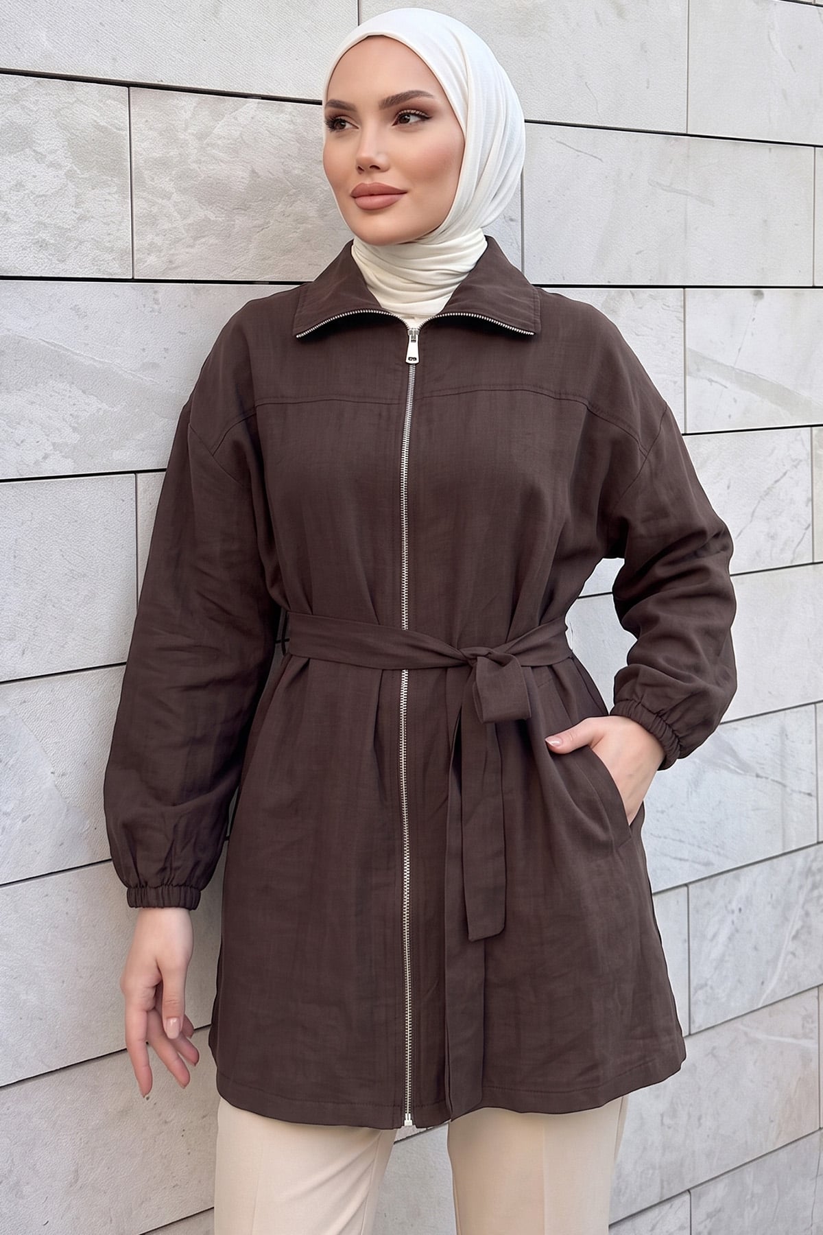 Tensel Kumaş Kap 50833 - KAHVE | zenne.com 