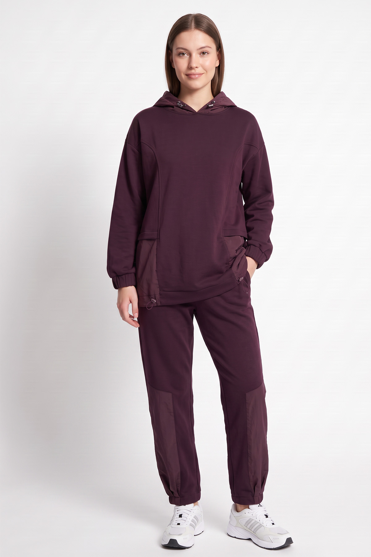Garnili Şalvar Takım 26153 - MÜRDÜM | zenne.com 