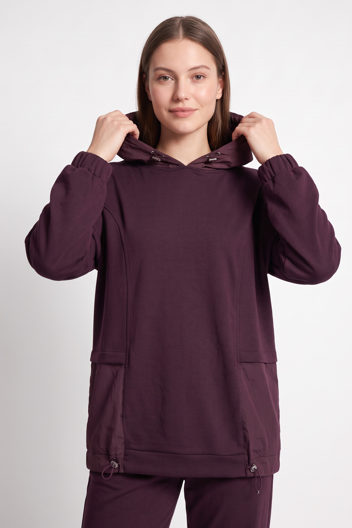 Garnili Şalvar Takım 26153 - MÜRDÜM | zenne.com 