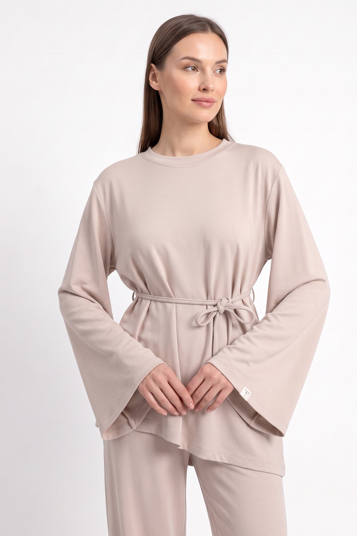 Asimetrik Modal Takım 26173 - BEJ | zenne.com 