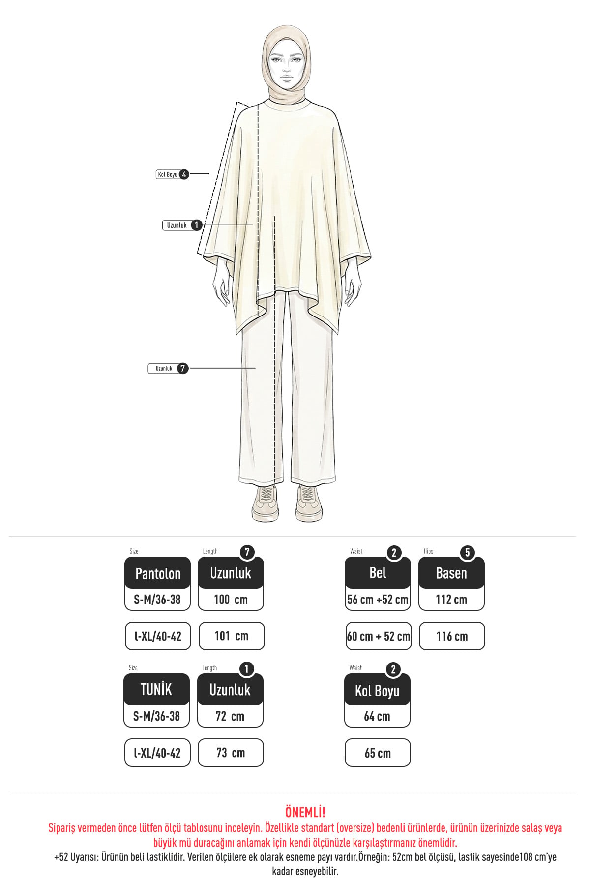Asimetrik Kesim Takım 202706 - KAHVE | zenne.com 