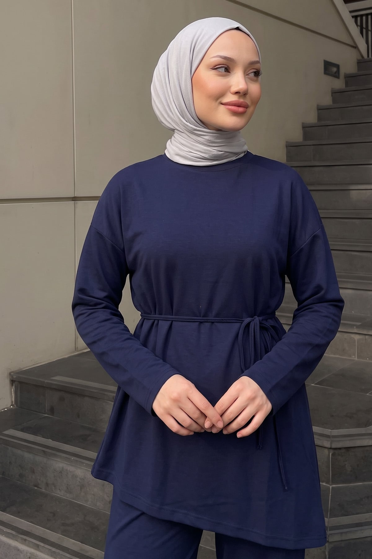 Asimetrik Oysho Takım 272007 - LACİVERT | zenne.com 