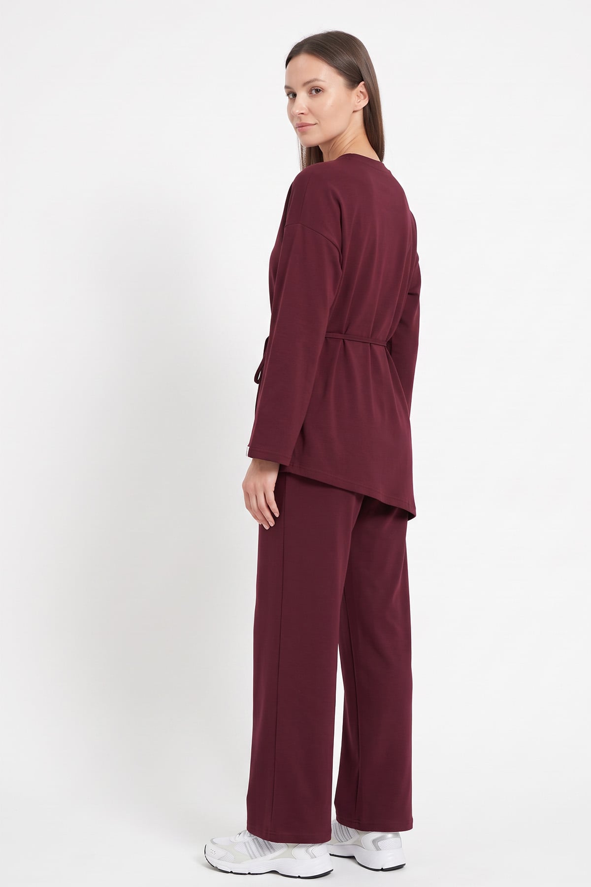 Asimetrik Takım 272007 - BORDO | zenne.com 