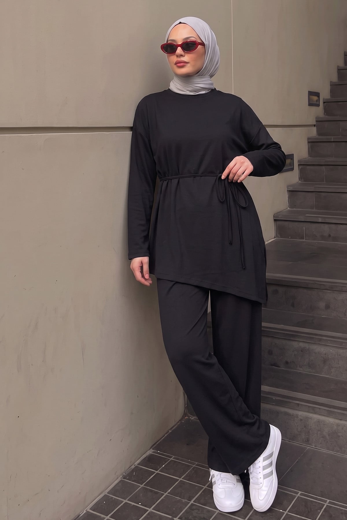 Asimetrik Oysho Takım 272007 - SİYAH | zenne.com 