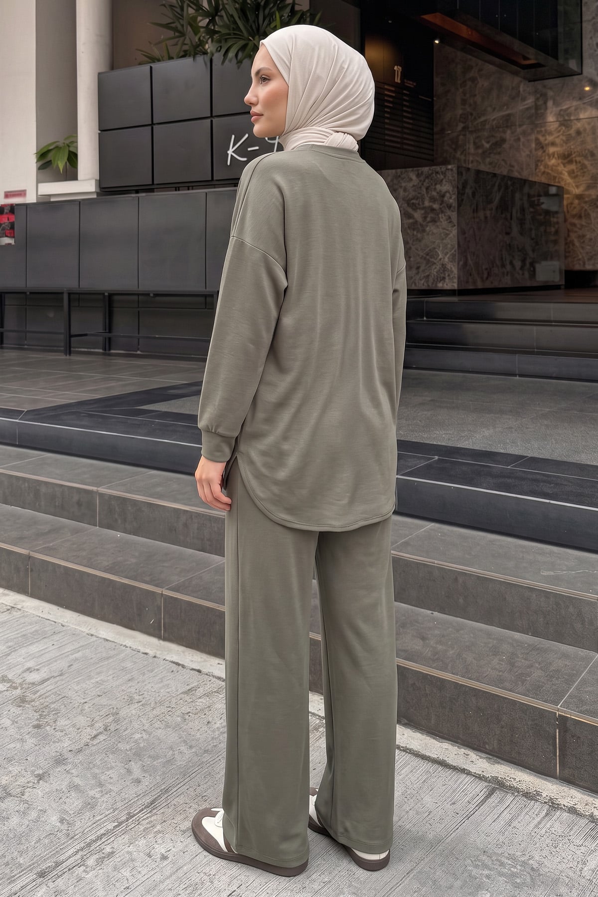 Çıma Detaylı Oysho Takım 2001 - HAKİ | zenne.com 
