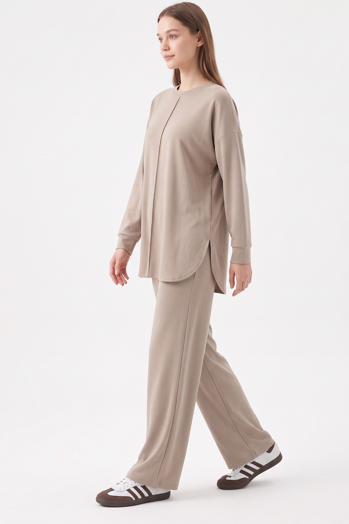 Çıma Detaylı Takım 2001 - BEJ | zenne.com 