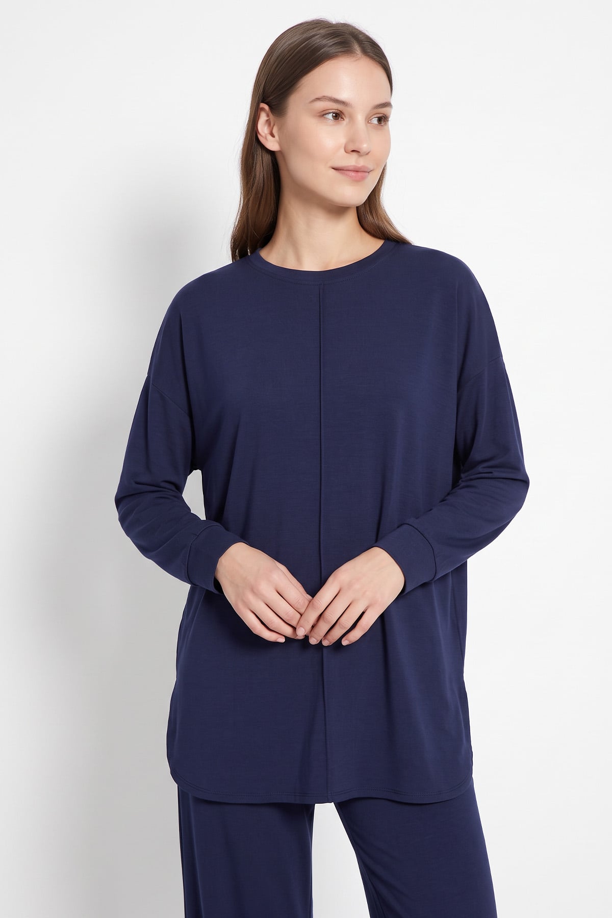 Çıma Detaylı Takım 2001 - LACİVERT | zenne.com 