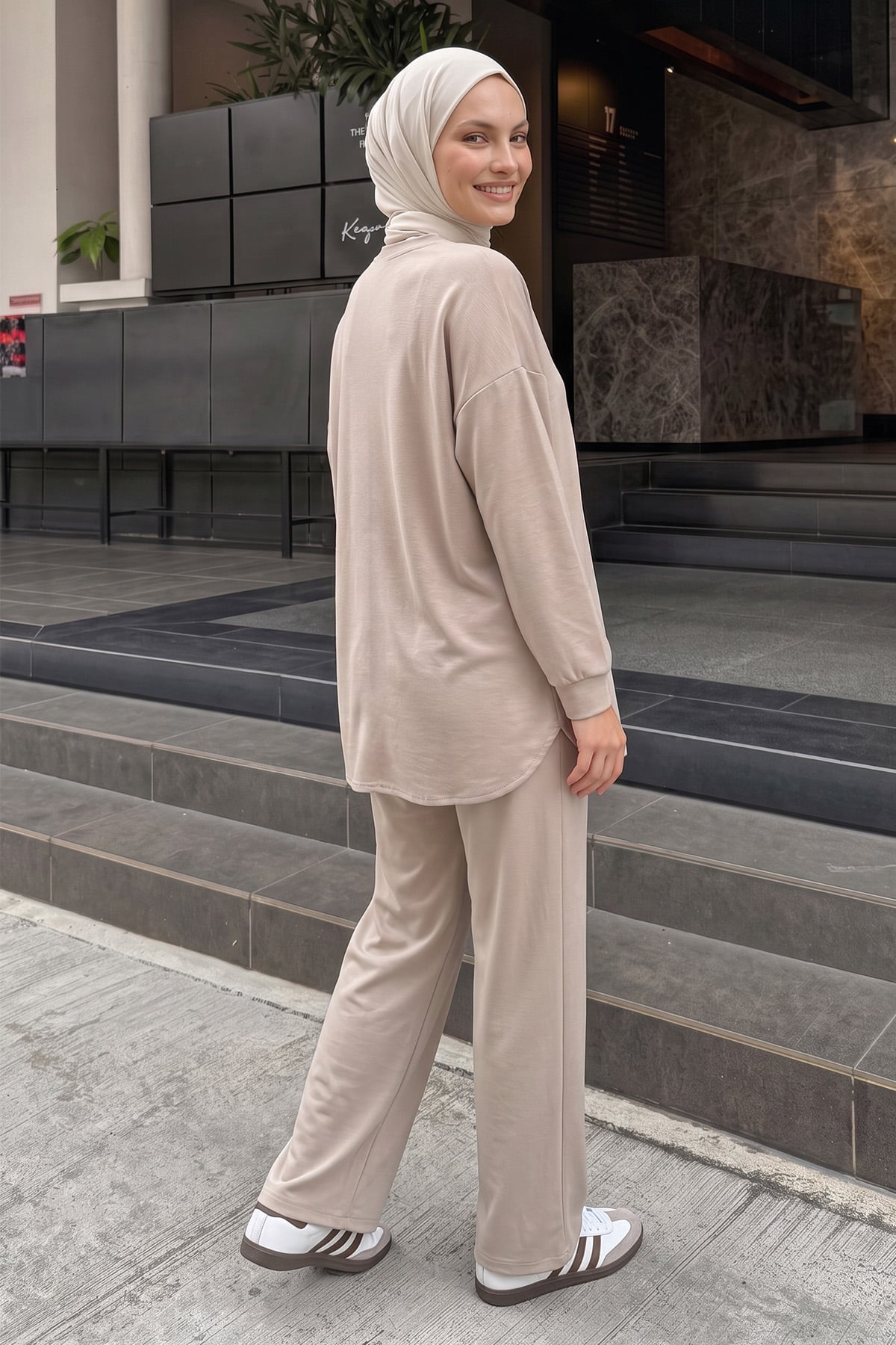 Çıma Detaylı Oysho Takım 2001 - BEJ | zenne.com 