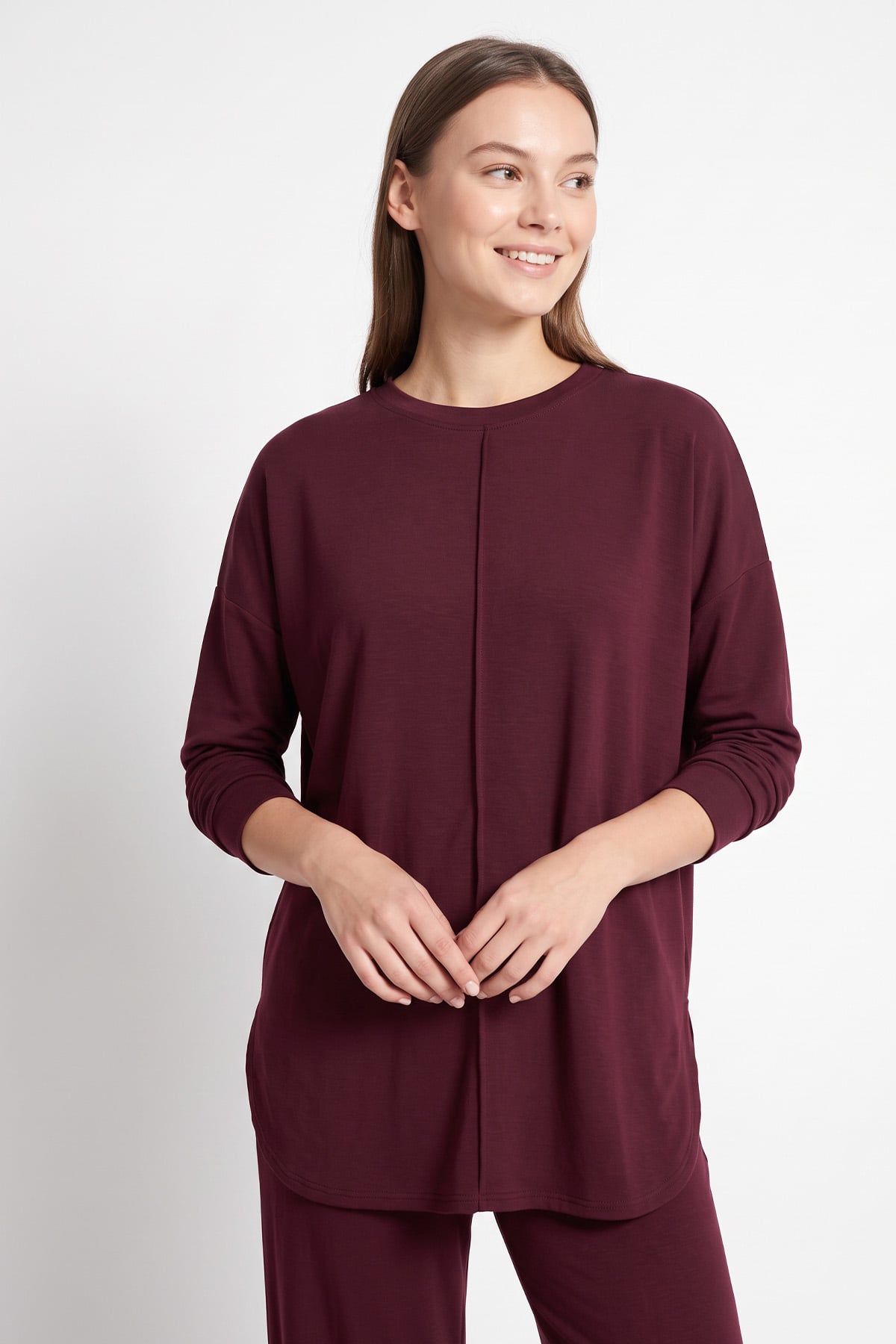 Çıma Detaylı Takım 2001 - BORDO | zenne.com 