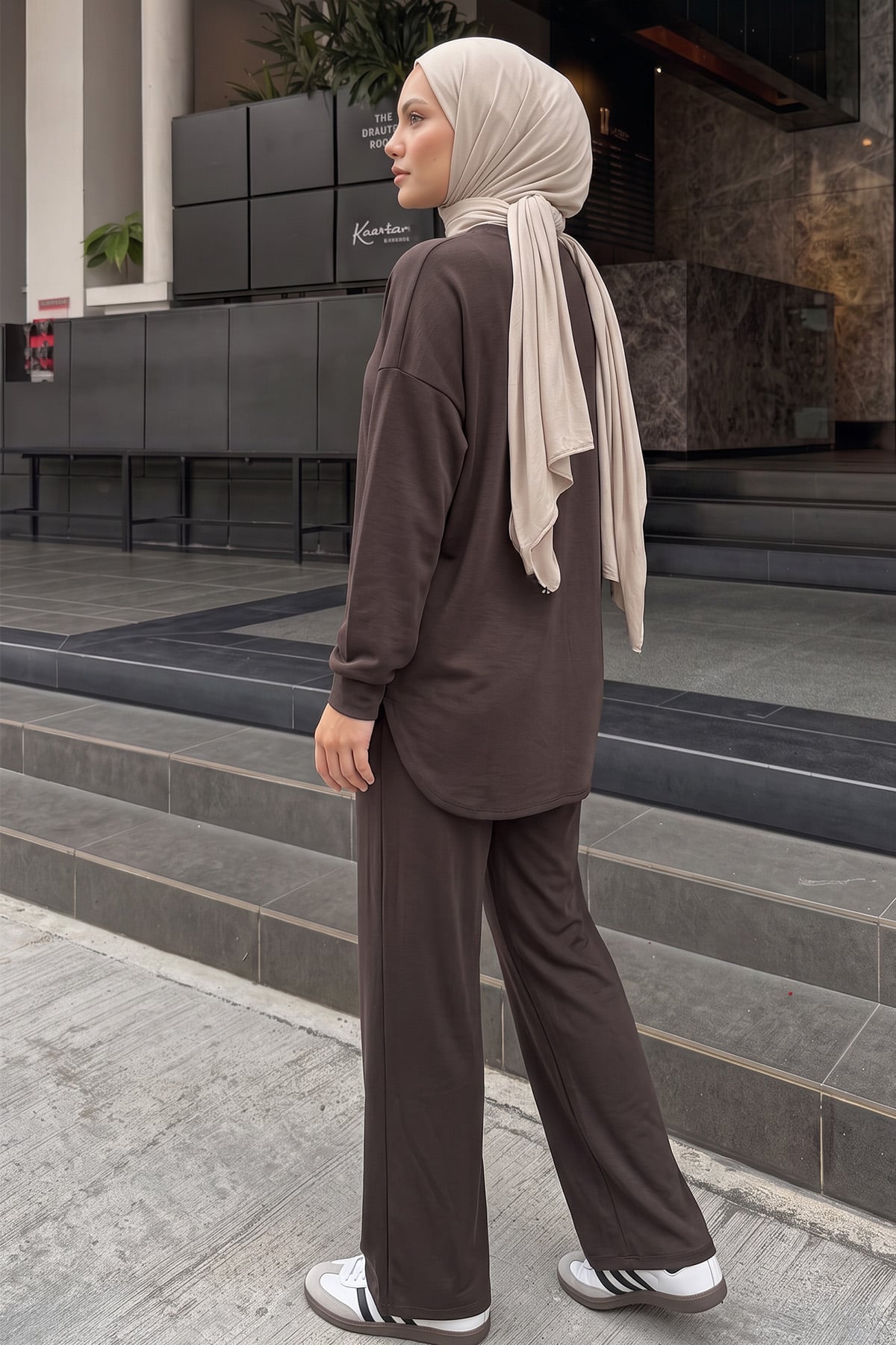 Çıma Detaylı Oysho Takım 2001 - KAHVE | zenne.com 