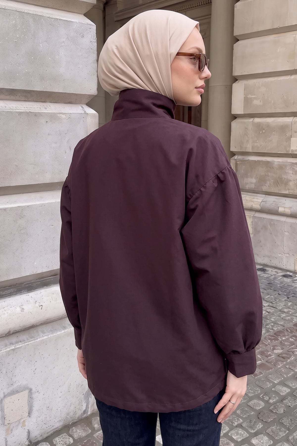 Dik Yaka Trençkot 202708 - MÜRDÜM | zenne.com 