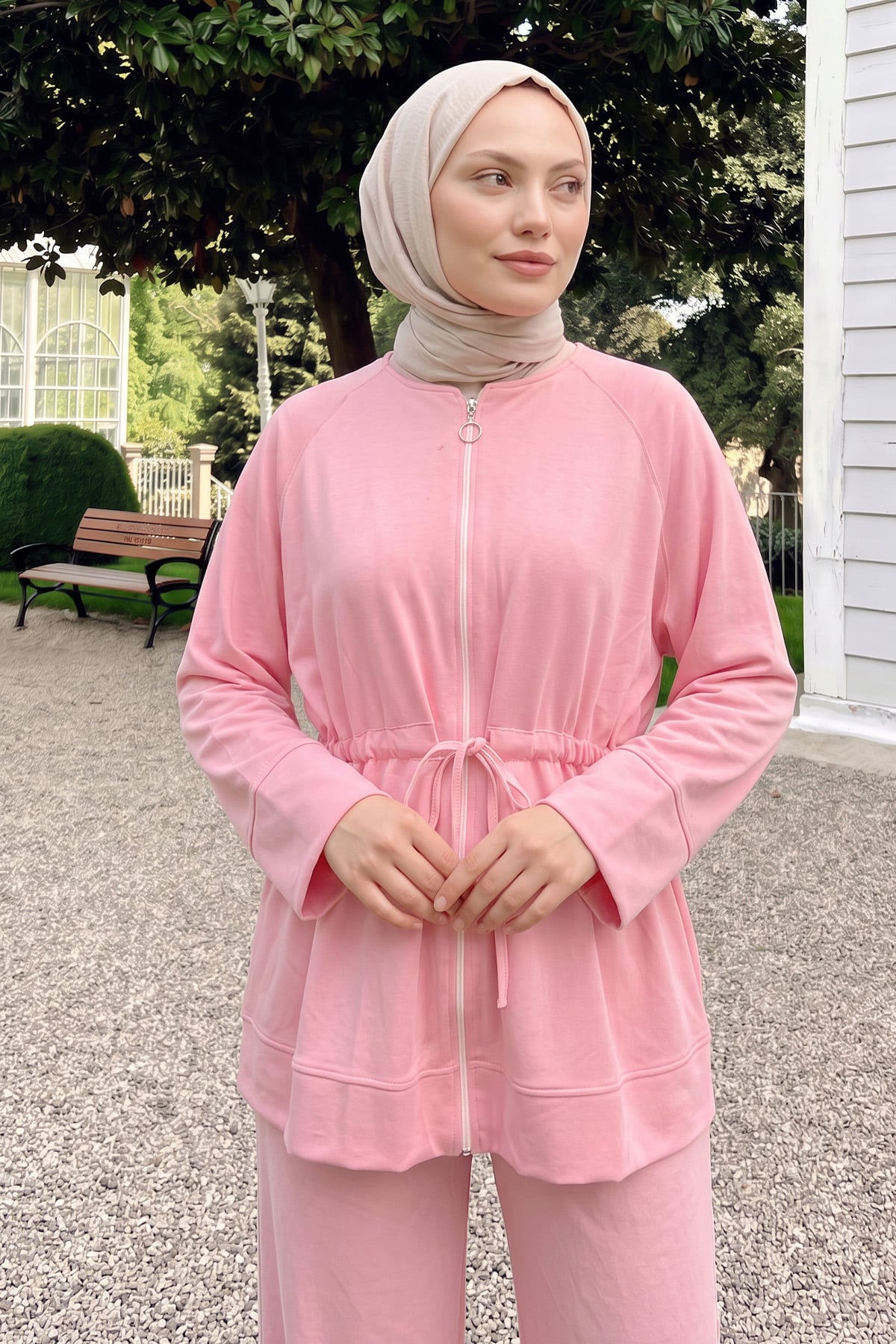 Bel Büzgülü Takım 89133 - PEMBE | zenne.com 