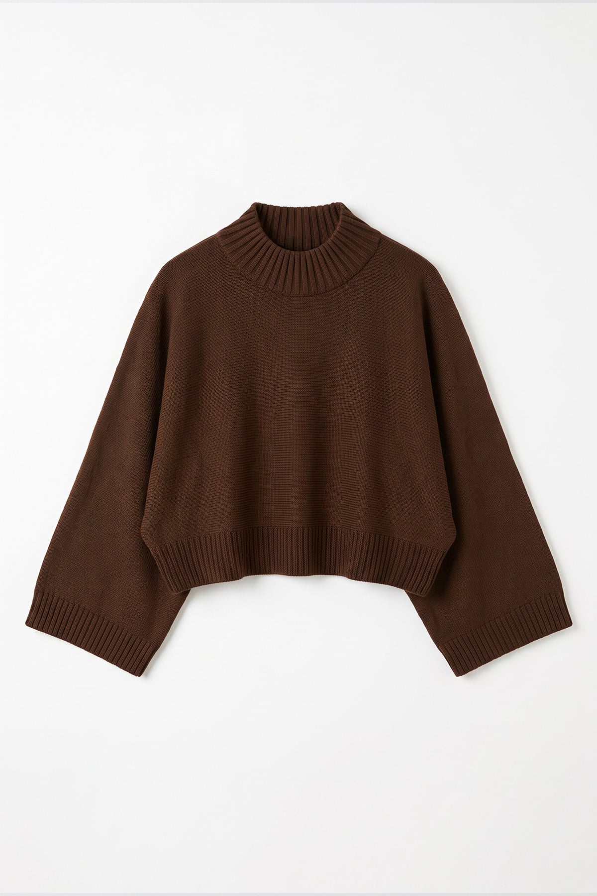 Yarasa Kol Triko Kazak T2619 - KAHVE | zenne.com 