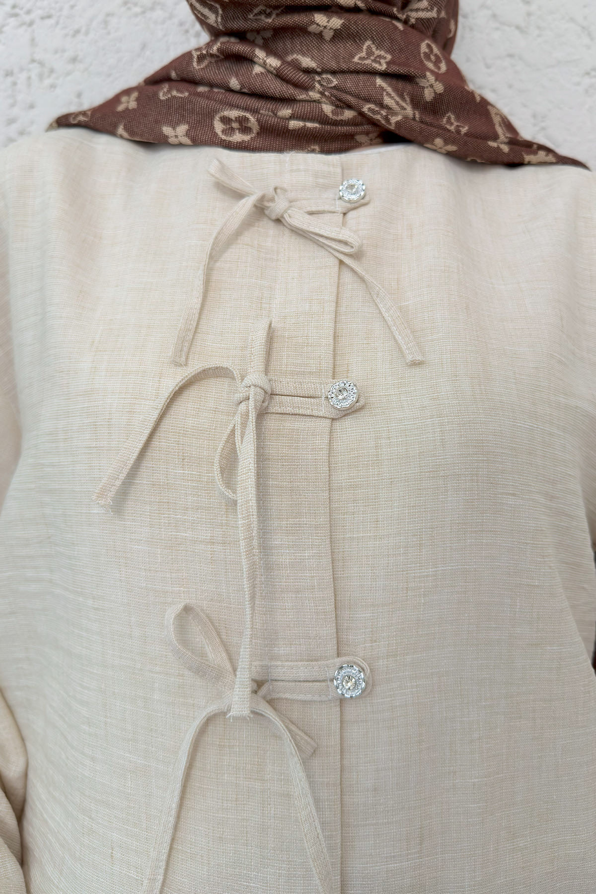 Fiyonk Detaylı Etek Takım 2290 - BEJ |  