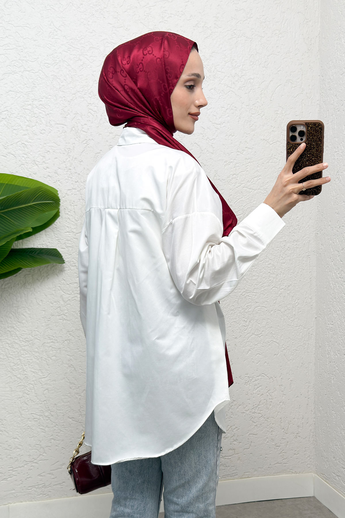 Yandan Düğmeli Tunik 2281 - BEYAZ |  