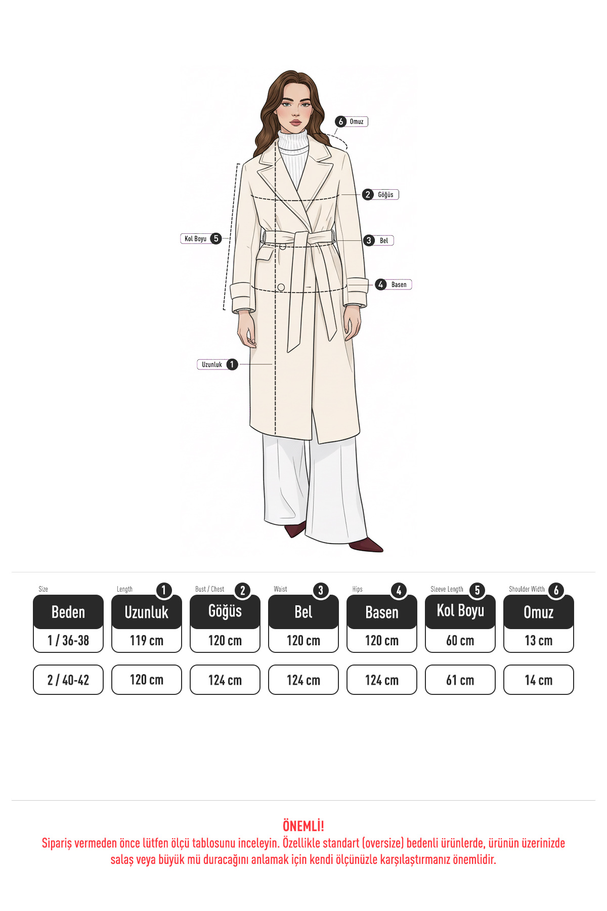 Cep Kapaklı Kaşe Kaban 51008 - ANTRASİT |  