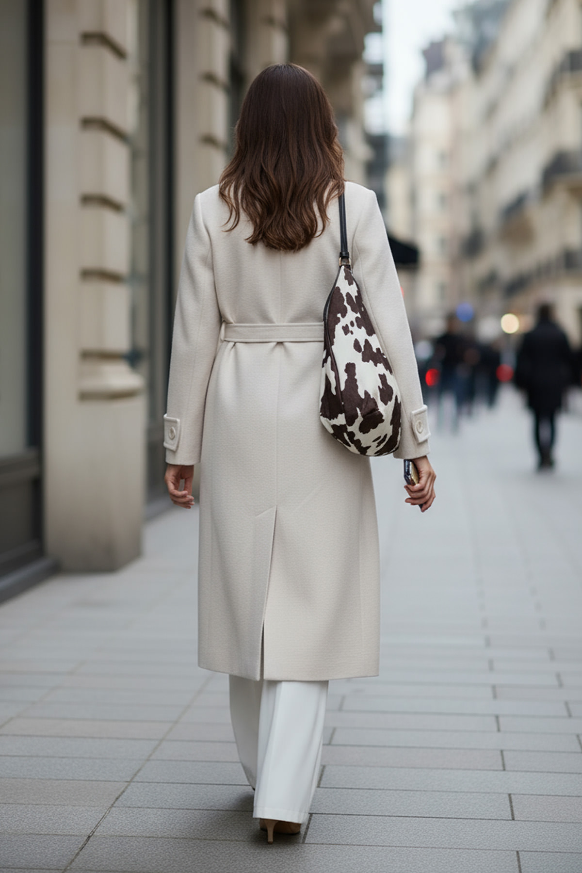 Cep Kapaklı Kaşe Kaban 51008 - TAŞ RENGİ |  