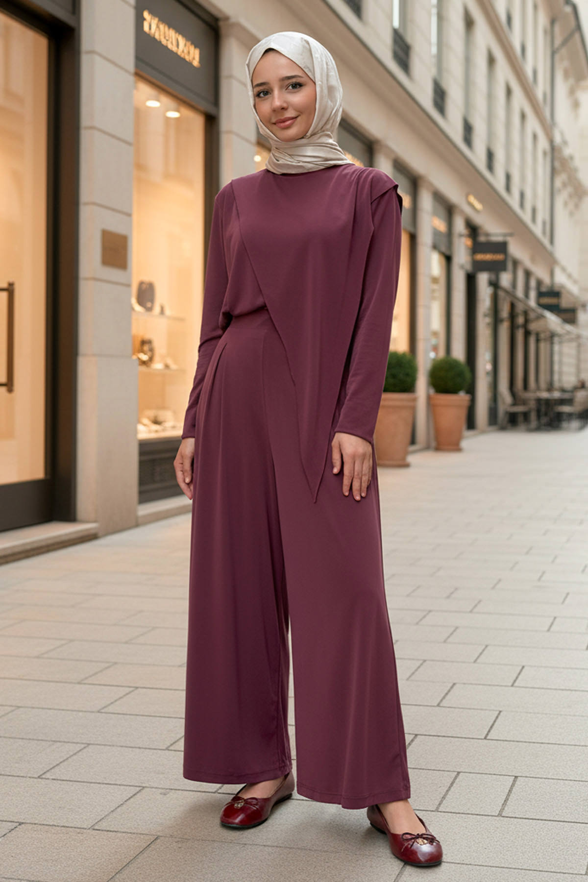 Oy/sho İkili Takım 5531 - BORDO |  