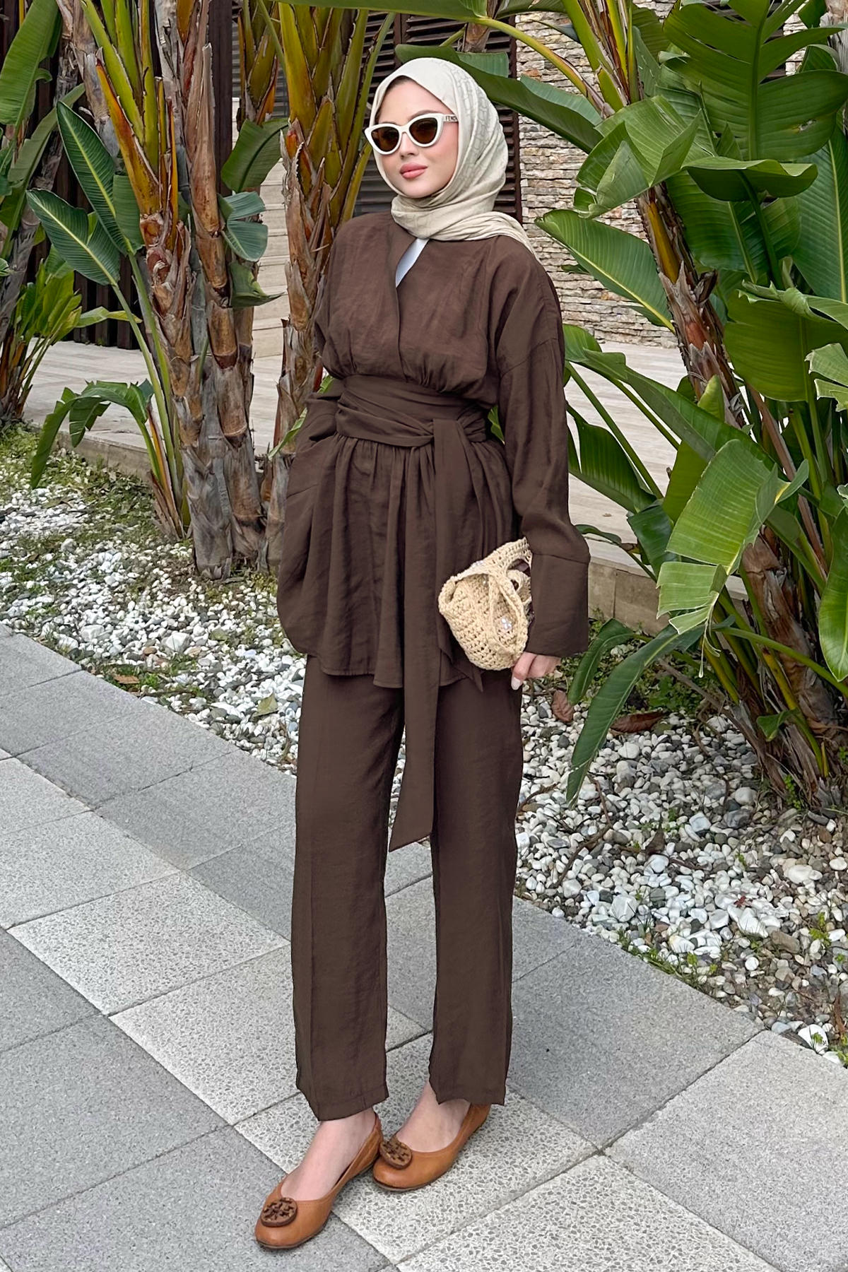 Modal Büyük Kuşaklı Takım 41332 - KAHVERENGİ |  