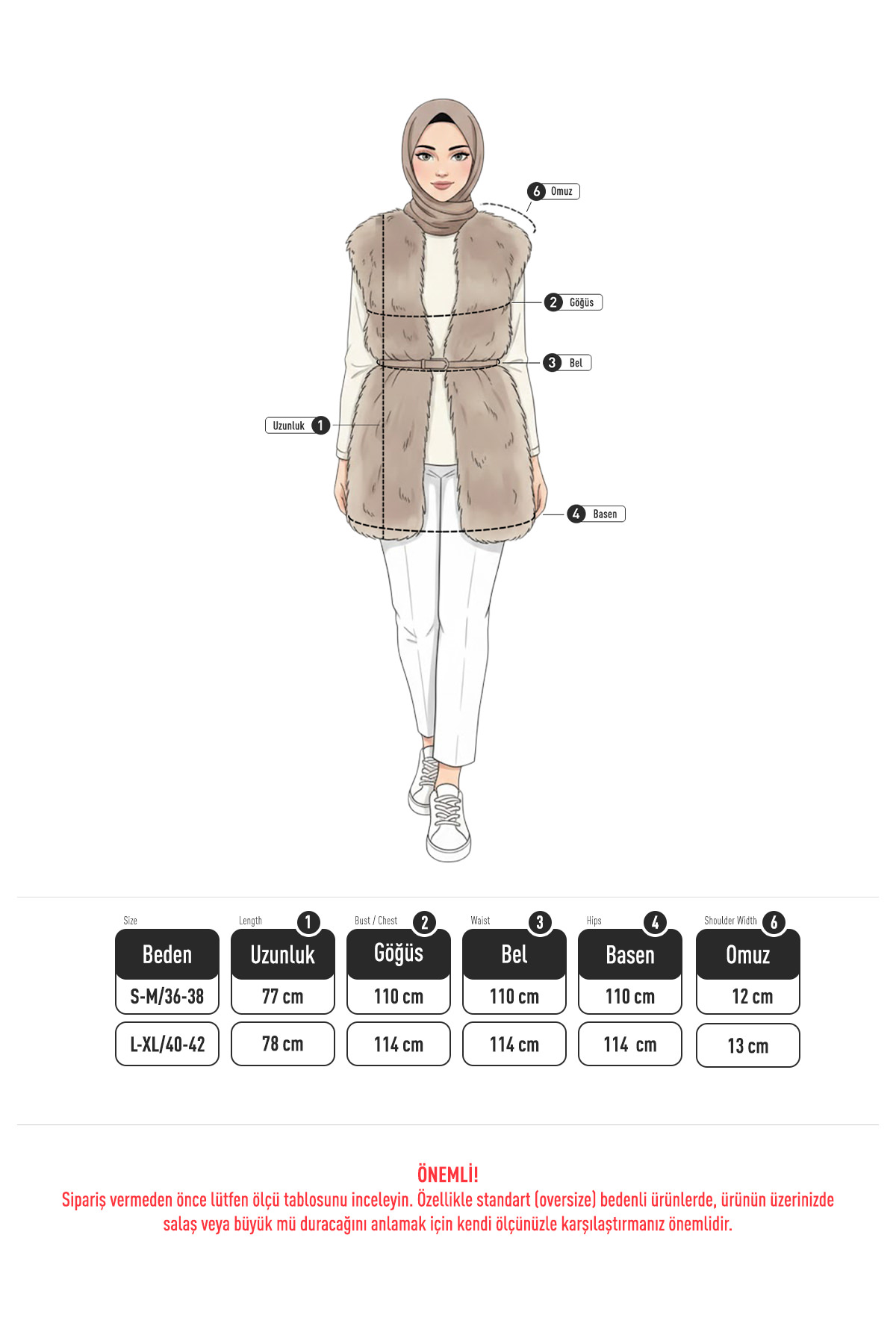 Leopar Desen Kemerli Yelek 8954 - KAHVERENGİ |  