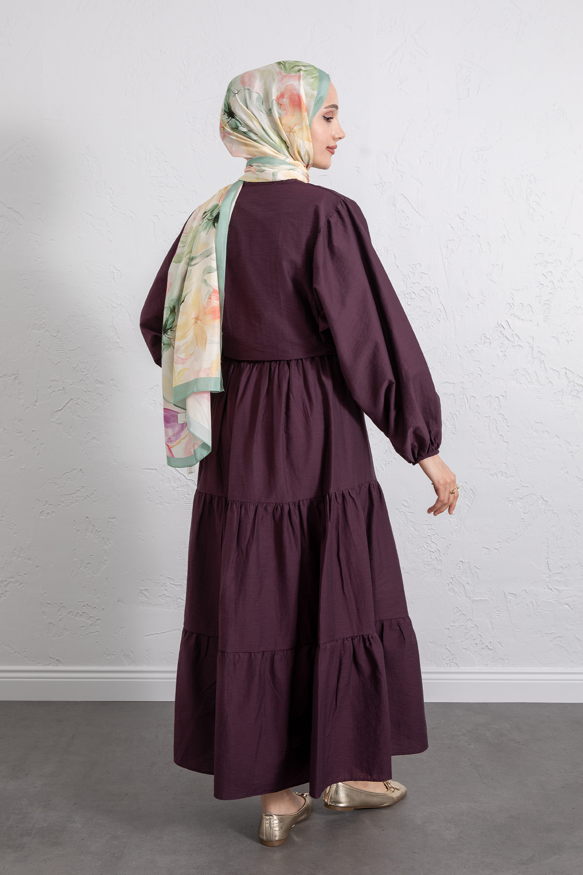 Bağlamalı Bluz Etek Takım Y0100 - MÜRDÜM |  