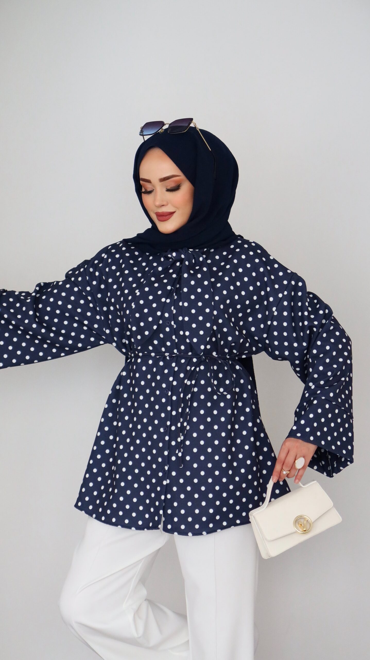 QUALİTY Madam Puanteli Krep İkili Takım |  