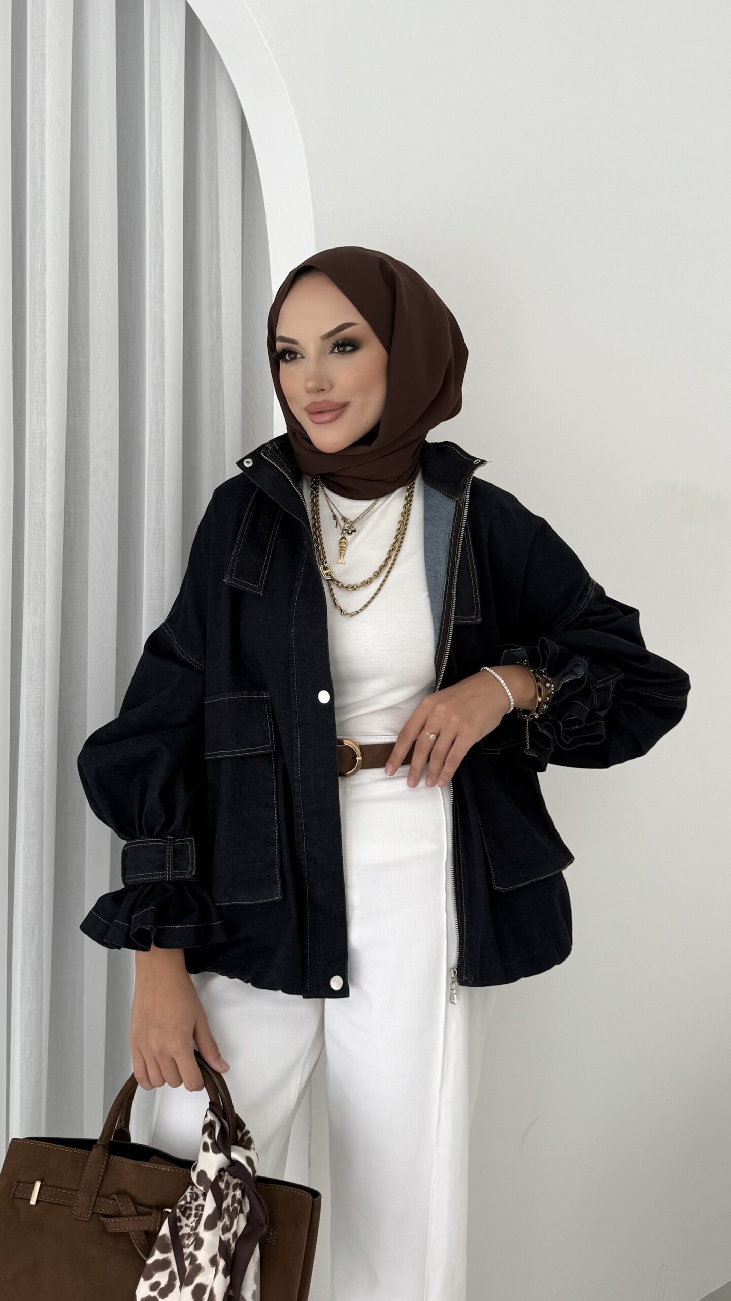 Touch Denim Bomber Ceket |  