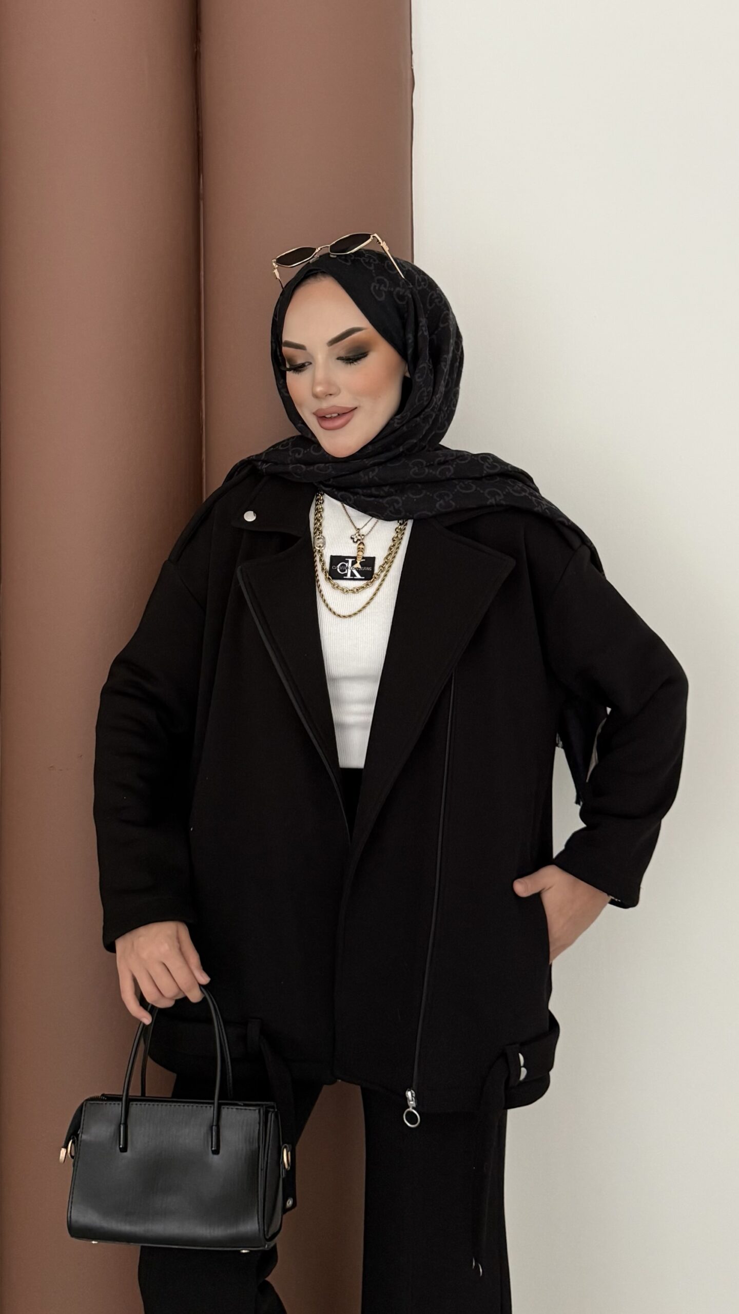 Blok Premium Şardonlu Ceket İkili Takım |  