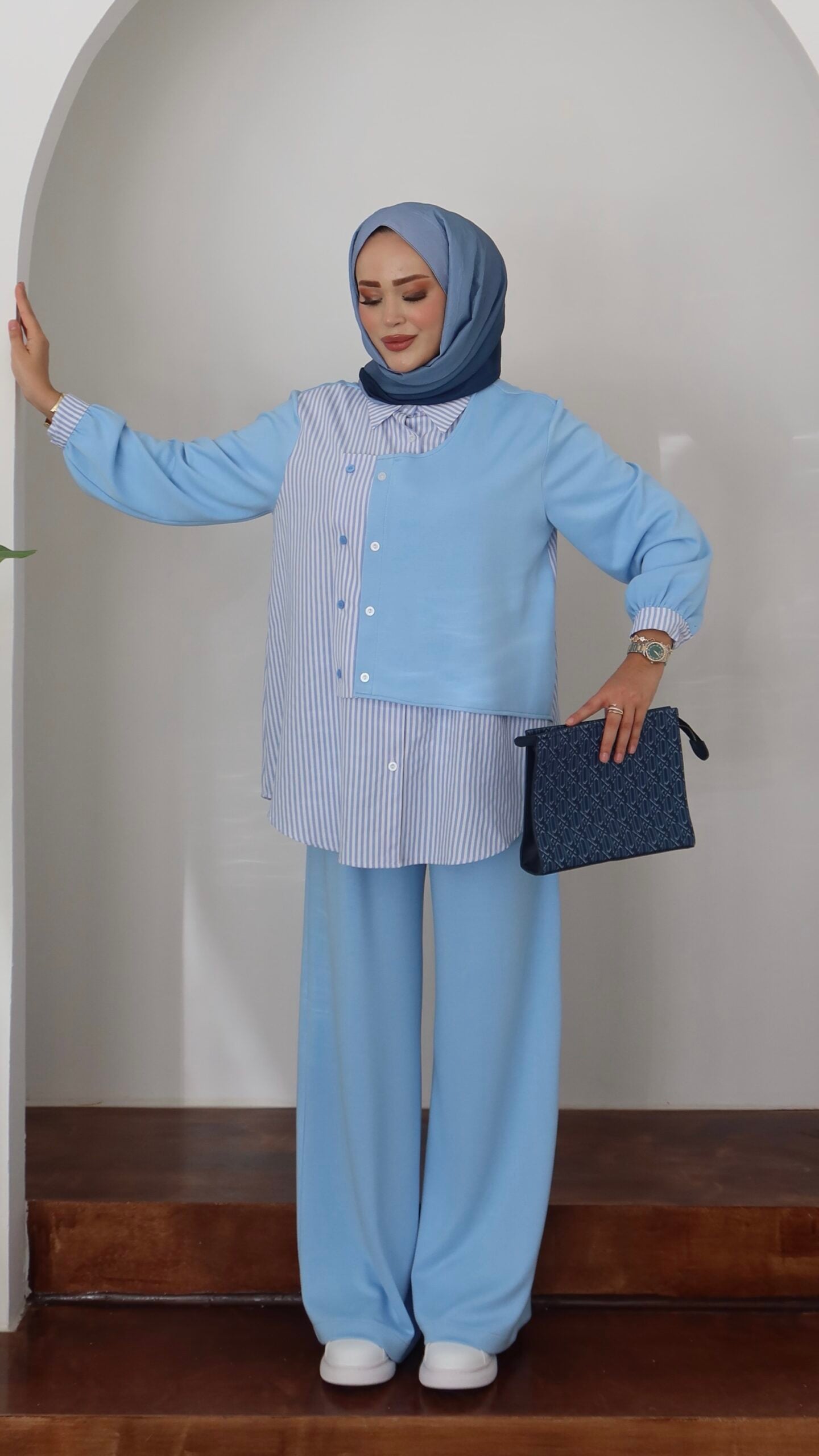 Garny Shirt Twist Muadil İkili Takım |  