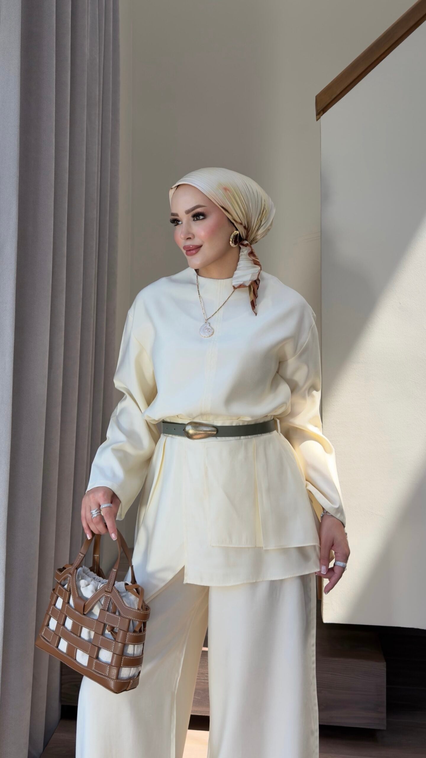 Herwes Kemerli Tunik Takım |  