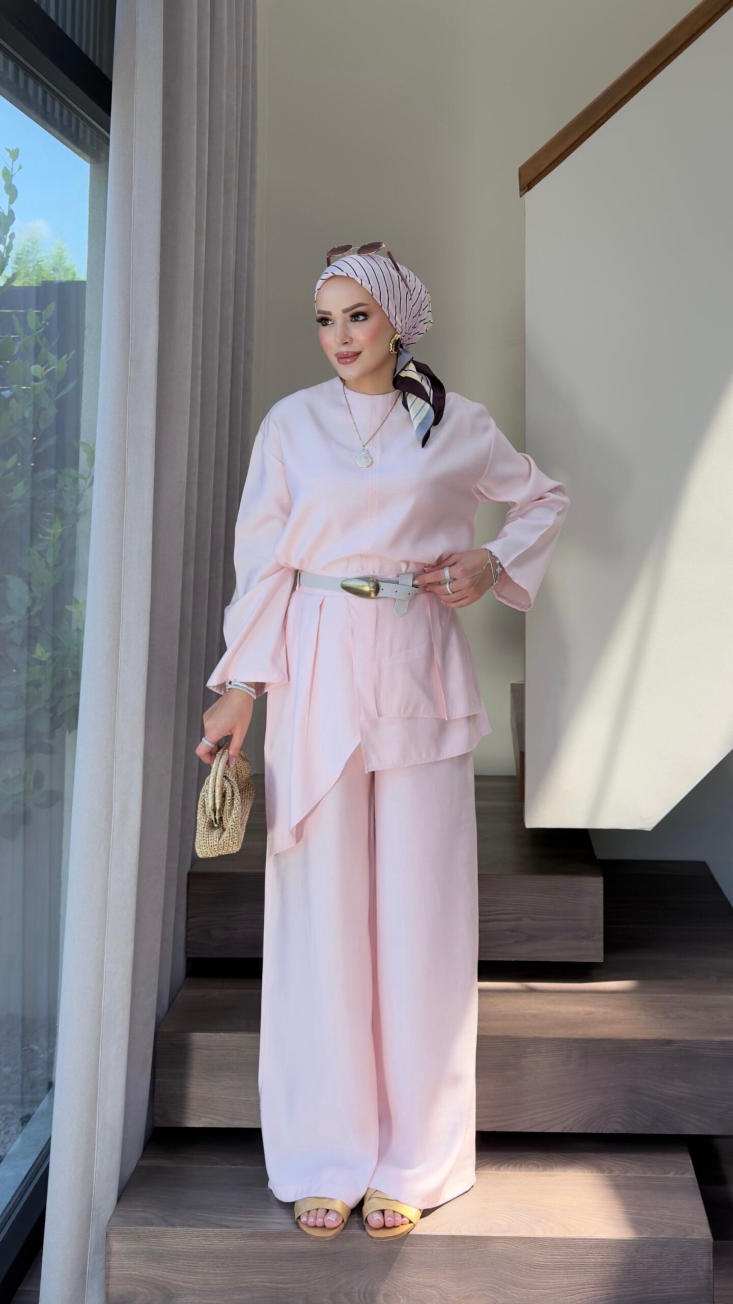 Herwes Kemerli Tunik Takım |  