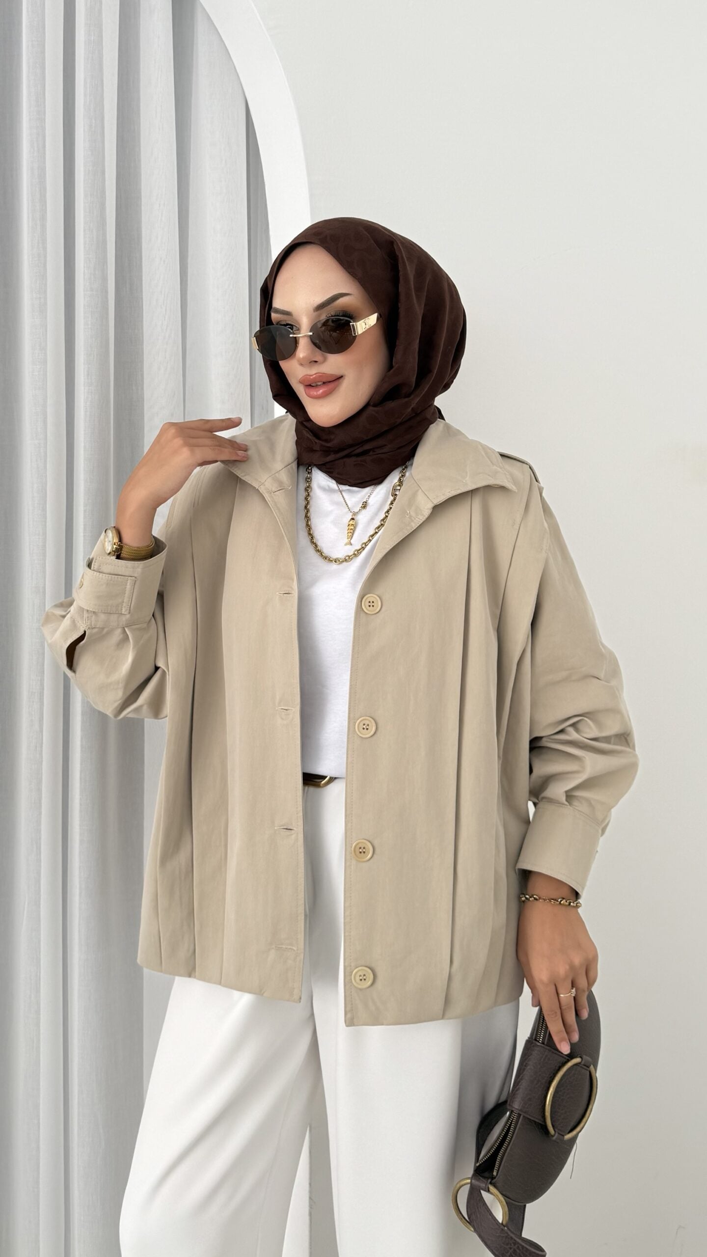 Zra Marka Muadili Bomber Trençkot |  