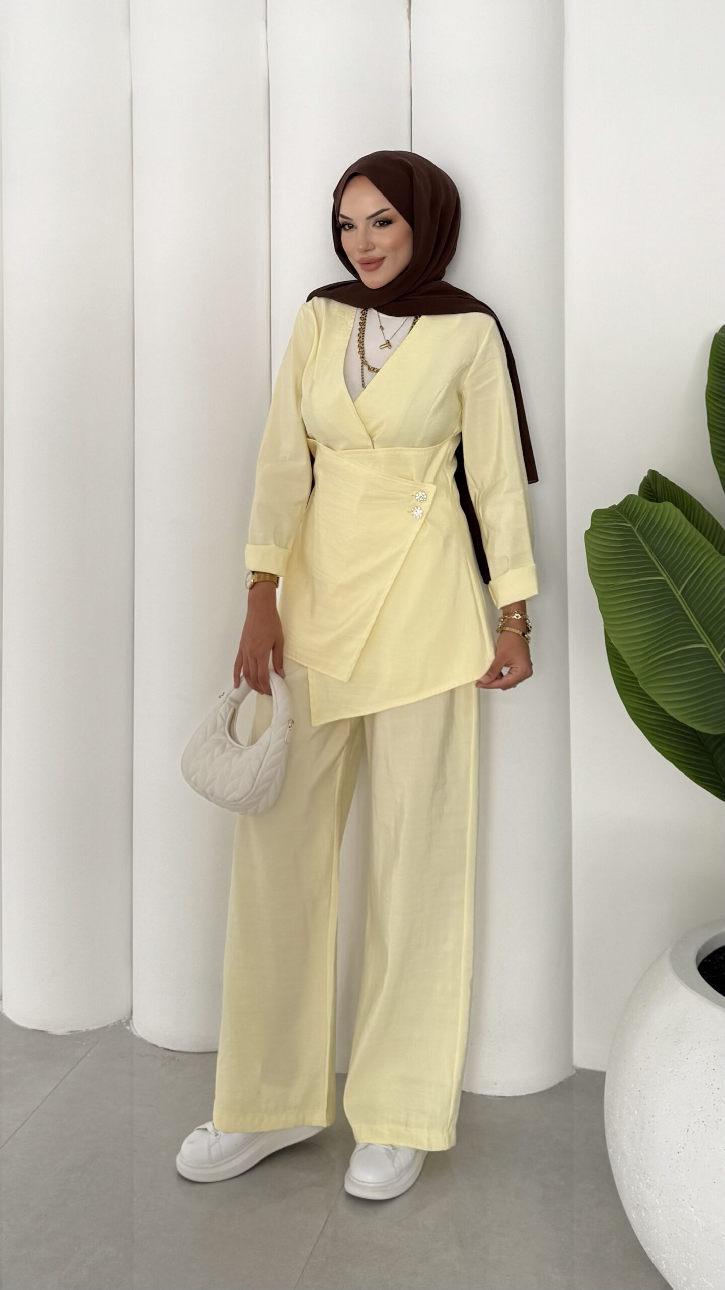 Fashion Premium Taşlı İkli Takım |  
