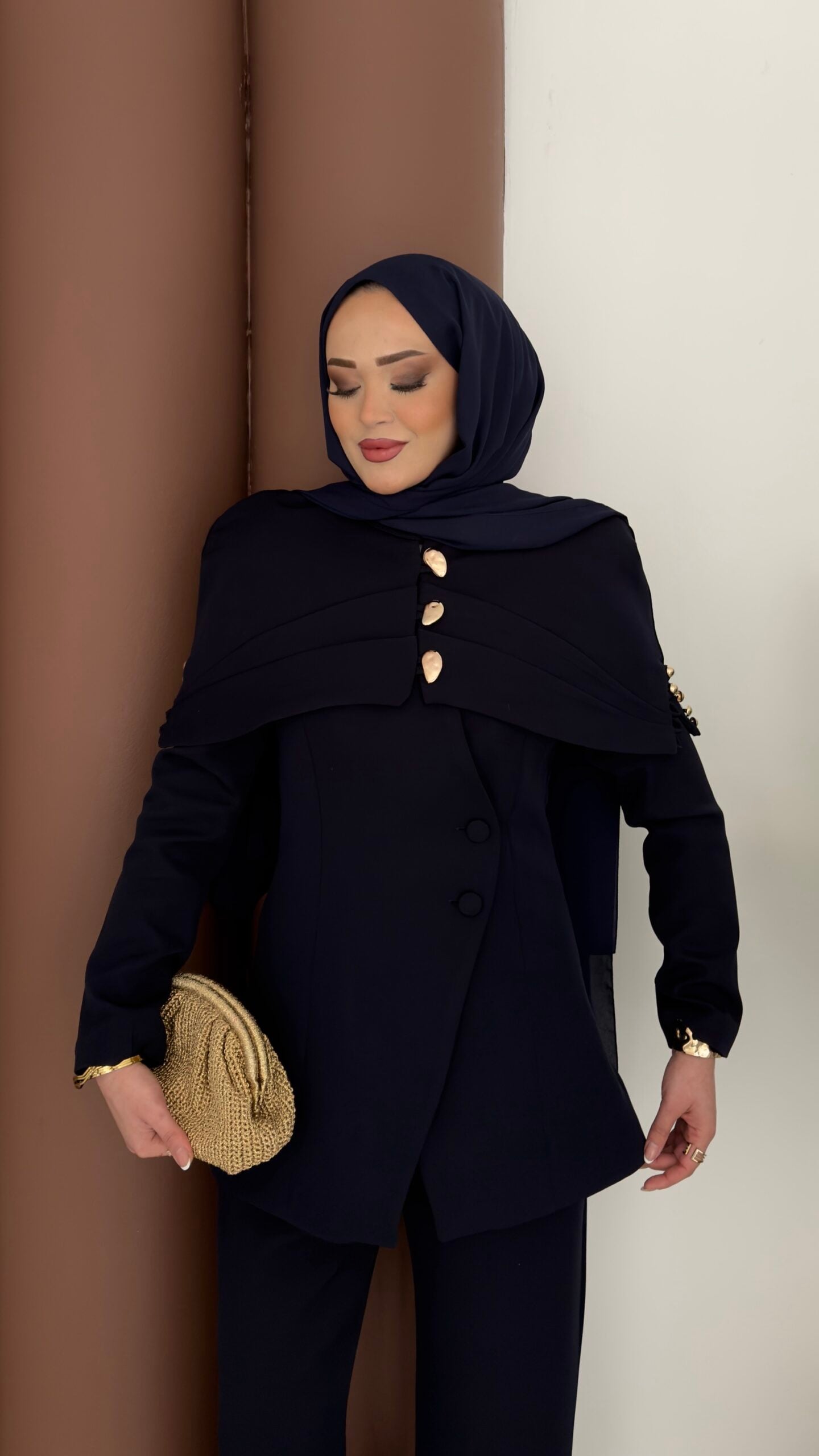 Deluxe Pelerin Blazer İkili Takım |  