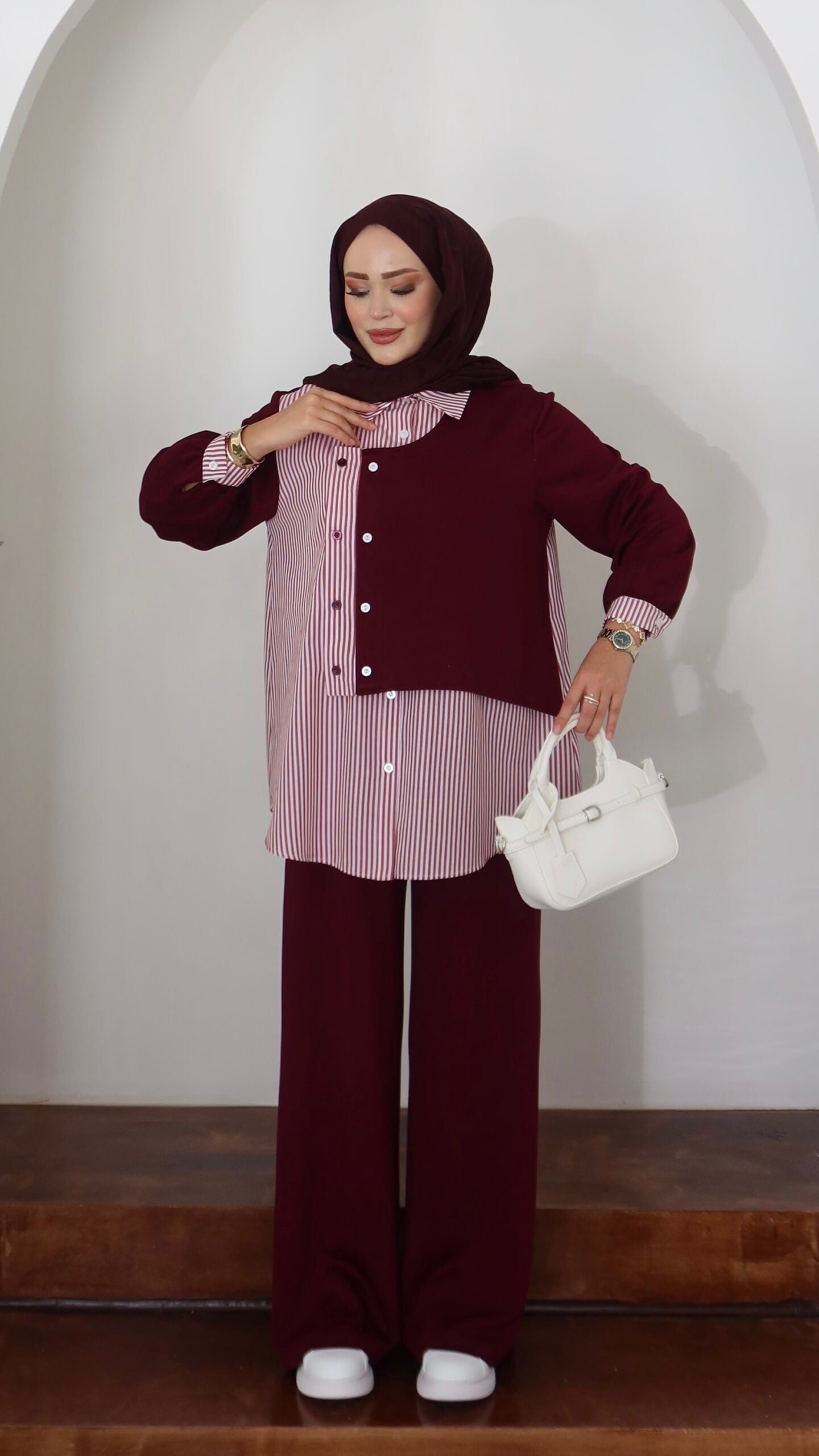 Garny Shirt Twist Muadil İkili Takım |  