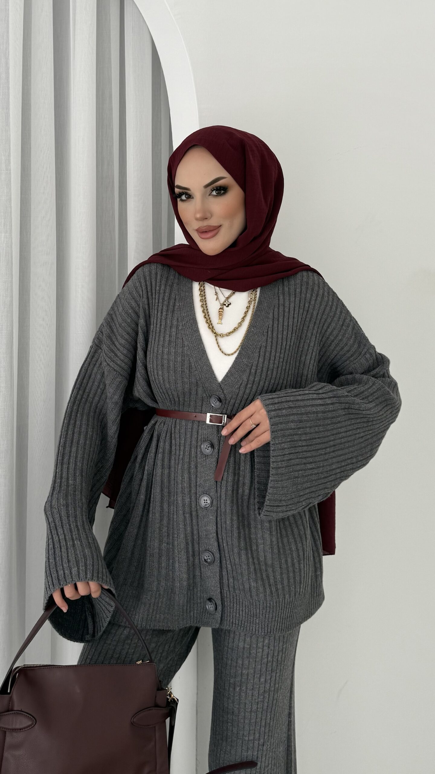 Premium Fitilli Triko İkili Takım |  