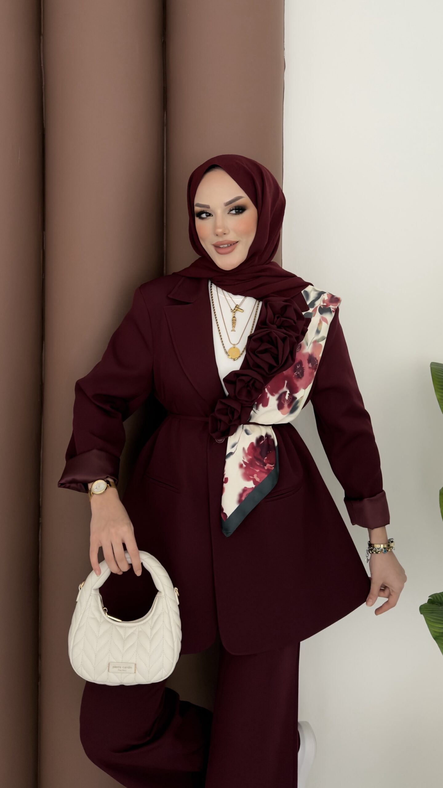 İzabel Güllü Dabıl Ceket İkili Takım |  