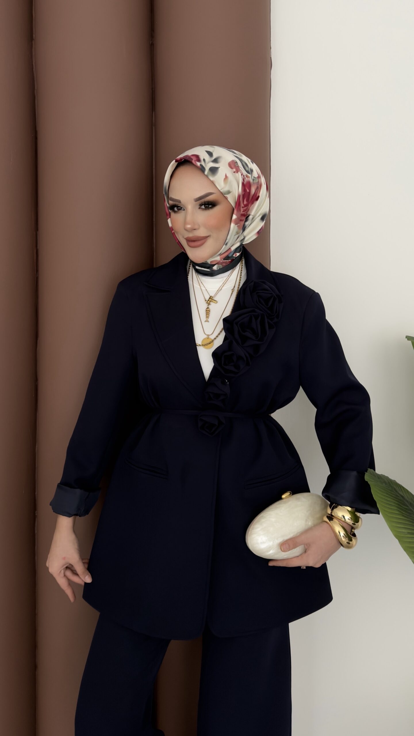 İzabel Güllü Dabıl Ceket İkili Takım |  