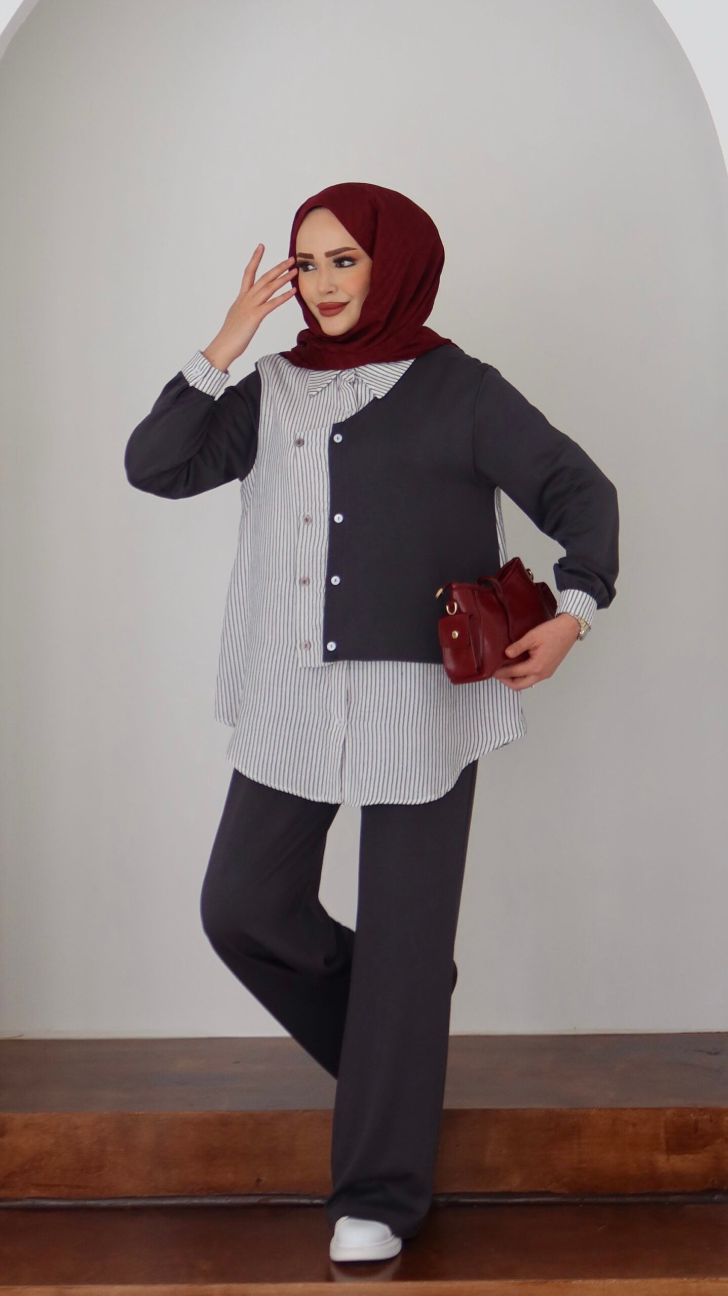 Garny Shirt Twist Muadil İkili Takım |  