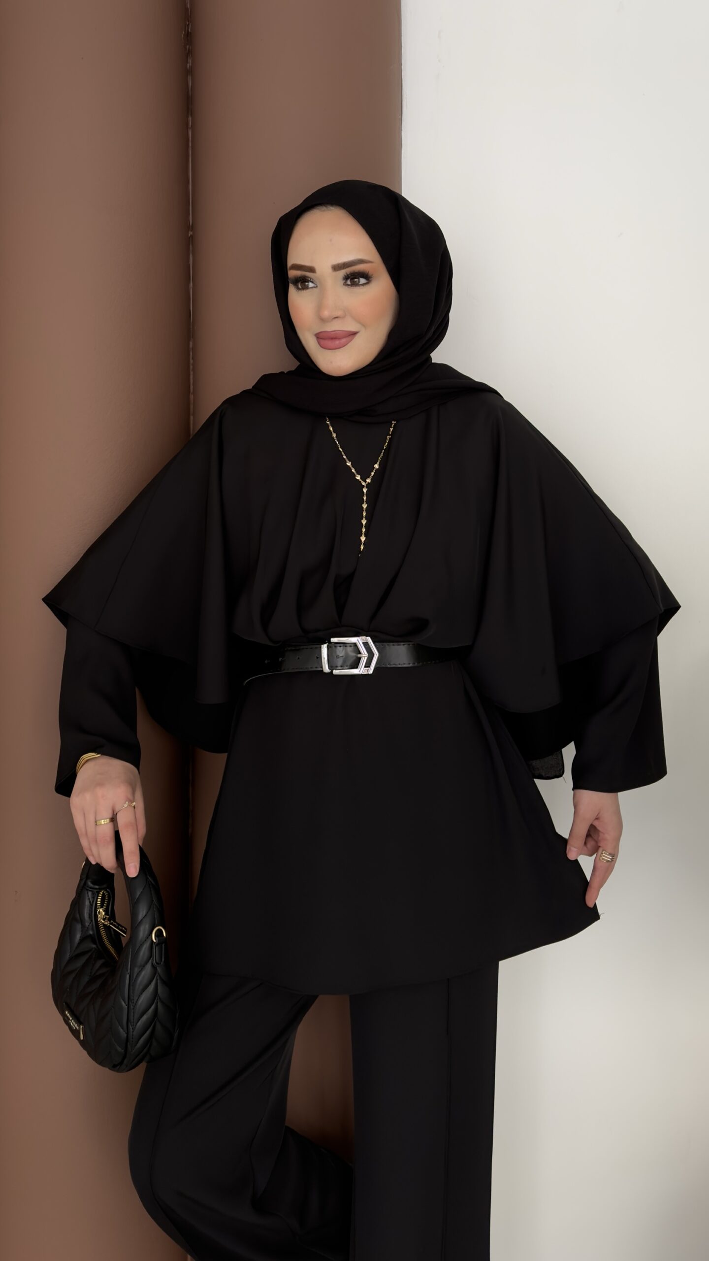 Arabic Pelerinli Modal İkili Takım |  