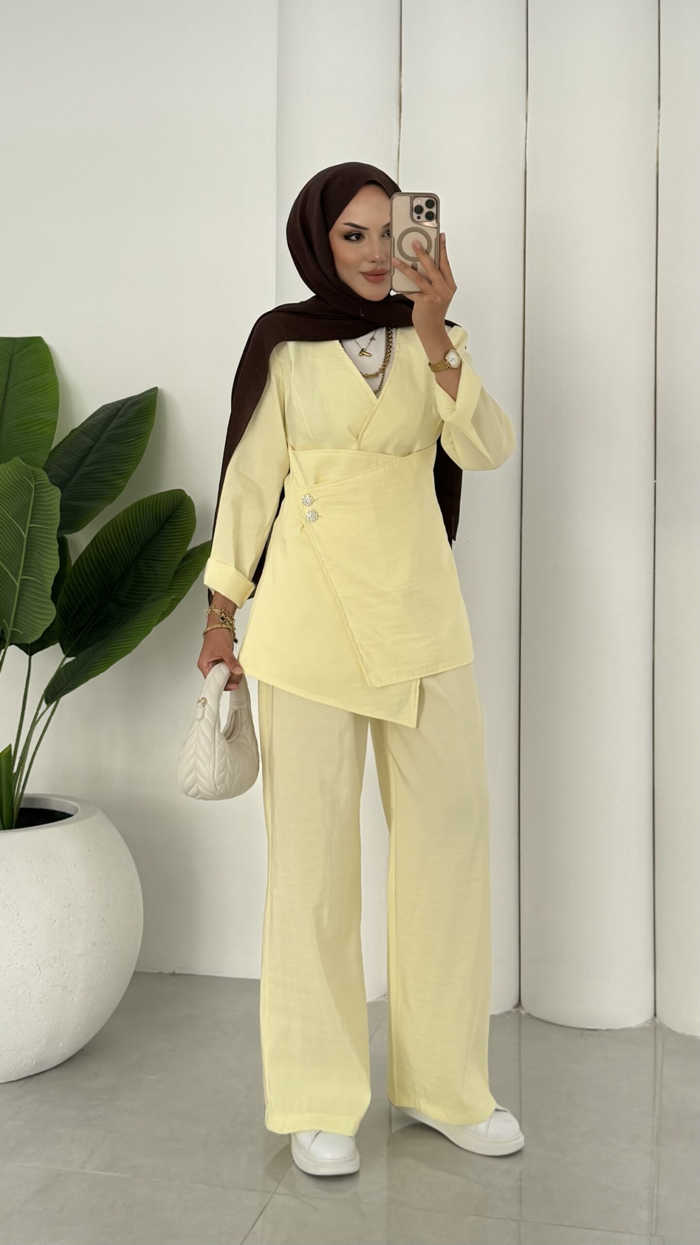 Fashion Premium Taşlı İkli Takım |  