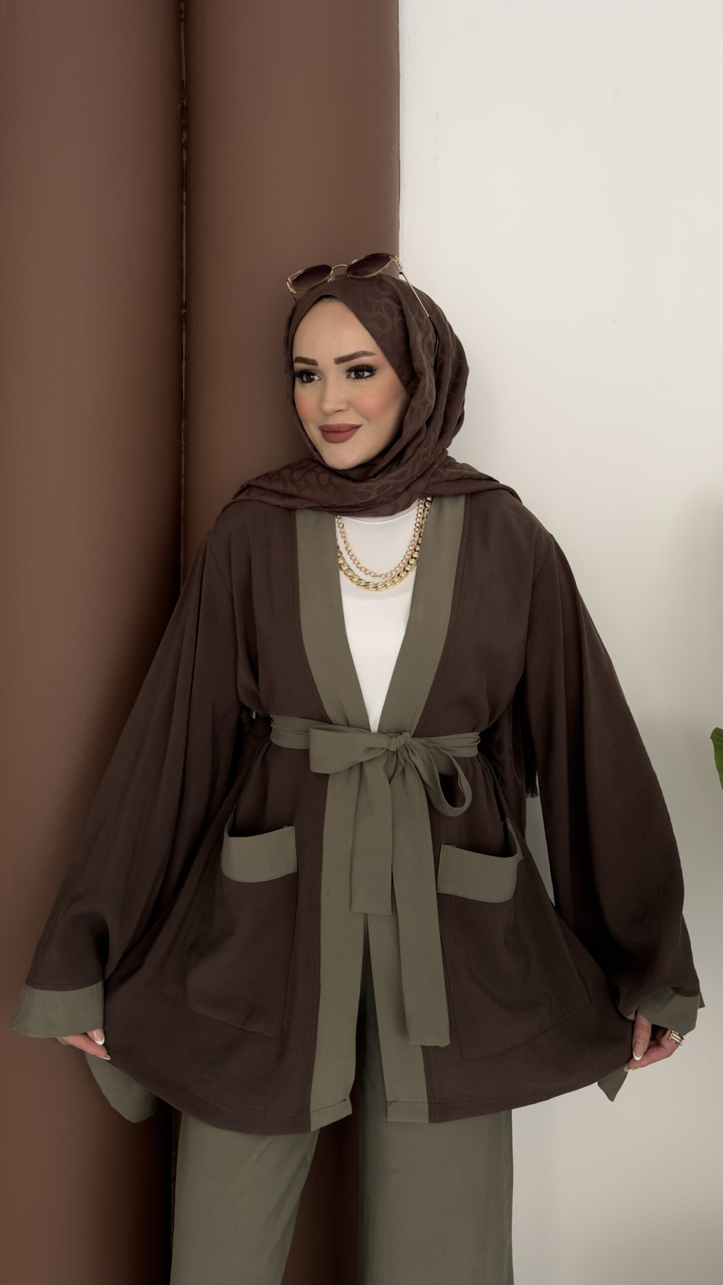 Cosmos Tensel Garnili Kimono İkili Takım |  