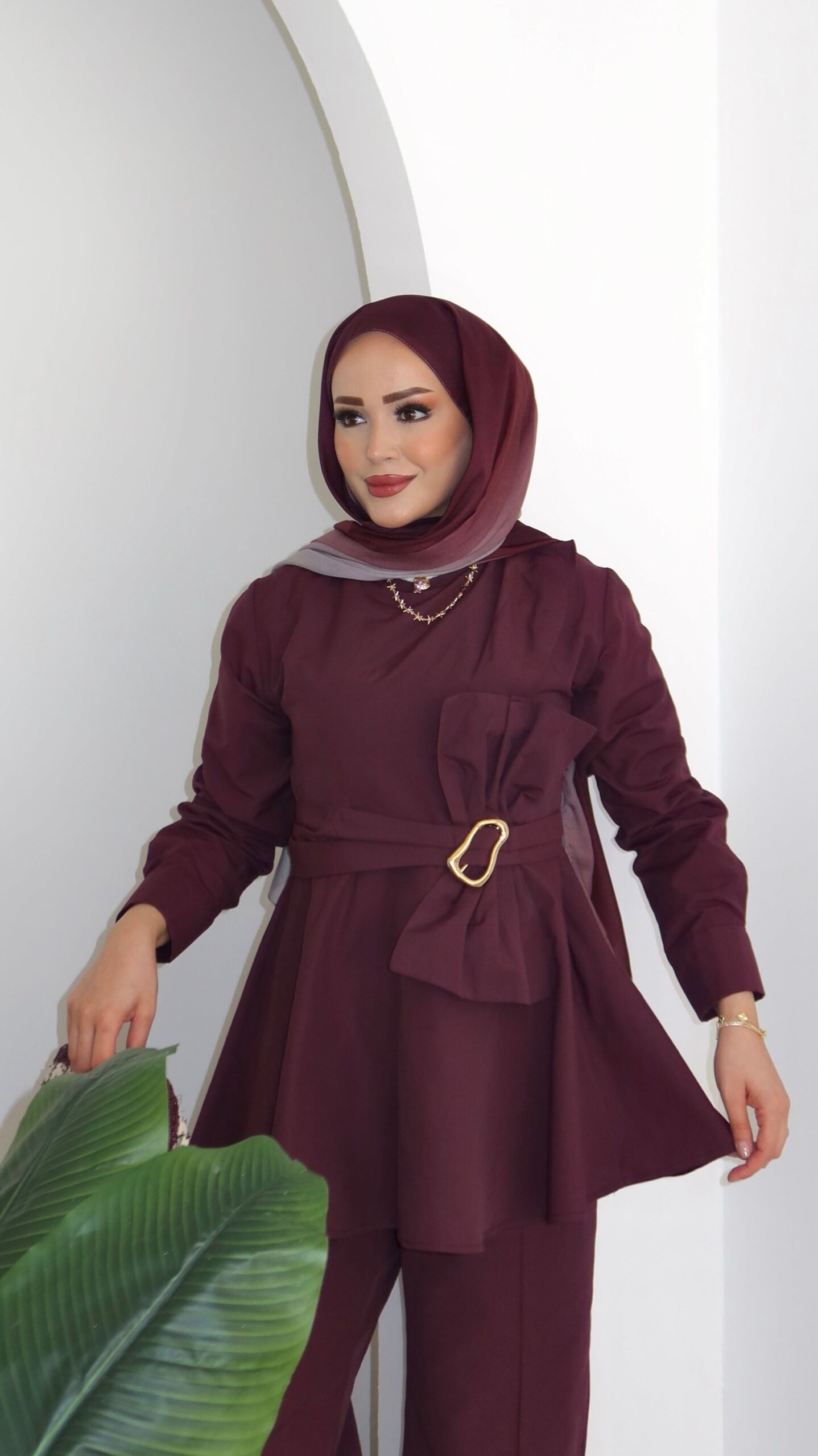 Zaira Fiyonklu Poplin İkili Takım |  
