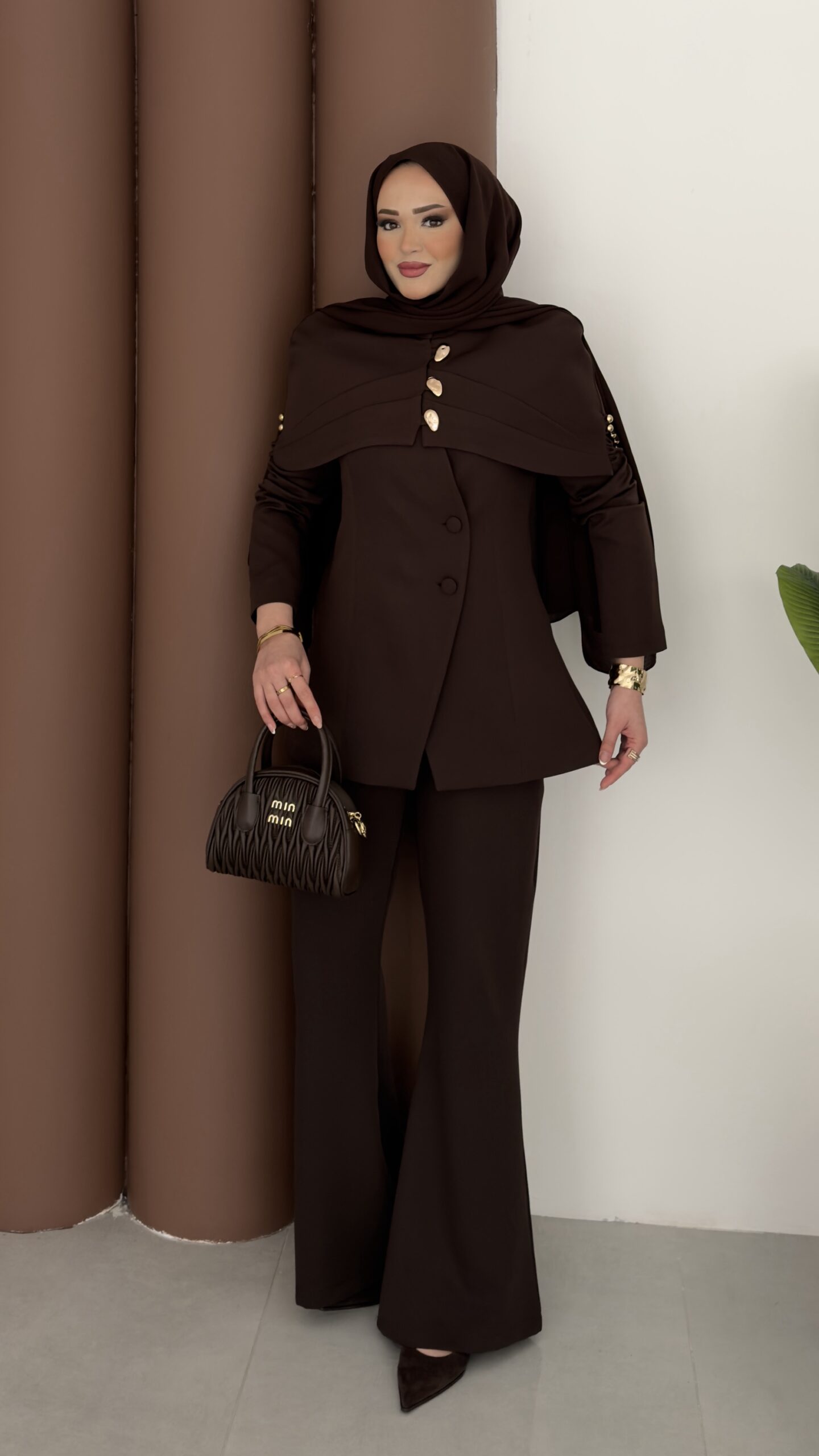 Deluxe Pelerin Blazer İkili Takım |  