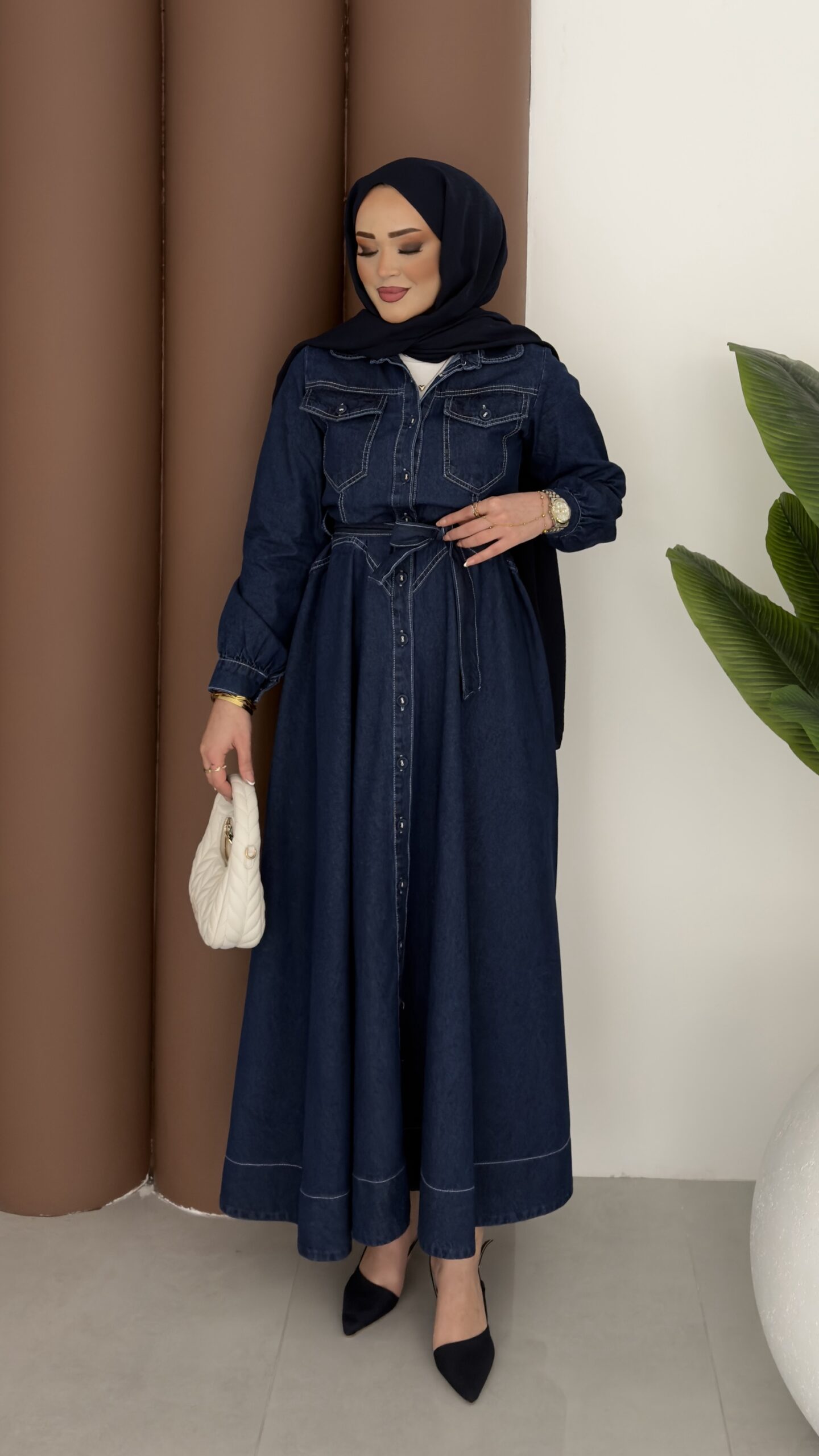 Heidi Denim Elbise |  